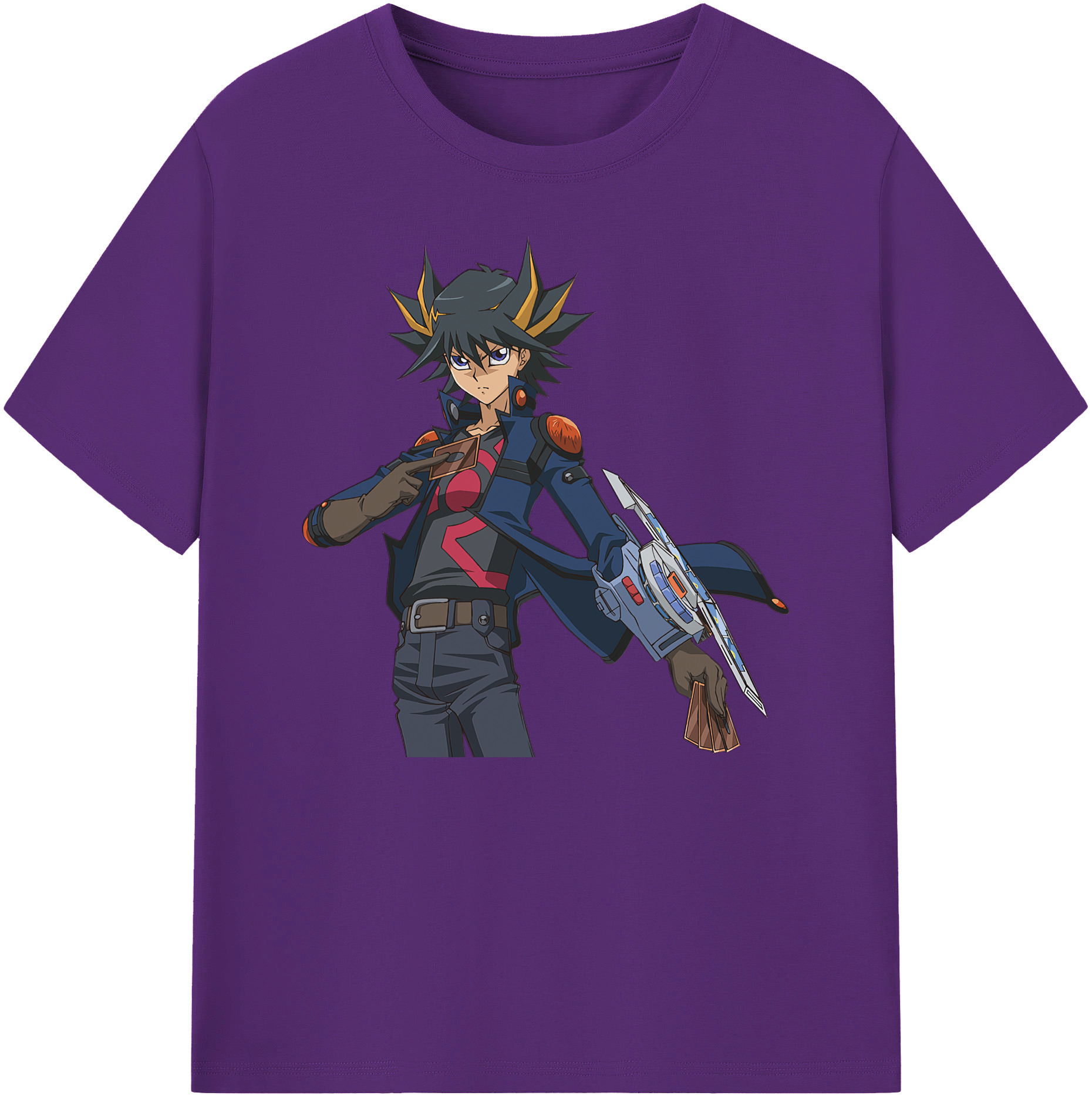 （画像用） 遊☆戯☆王 Yu-Gi-Oh! 綿100％ メンズ半袖Tシャツ｜肌触りやわらか＆通気性