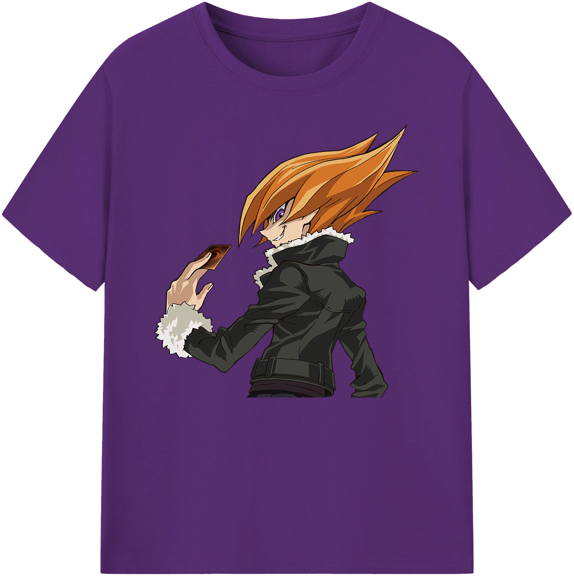 （画像用） 遊☆戯☆王 Yu-Gi-Oh! 綿100％ メンズ半袖Tシャツ｜肌触りやわらか＆通気性