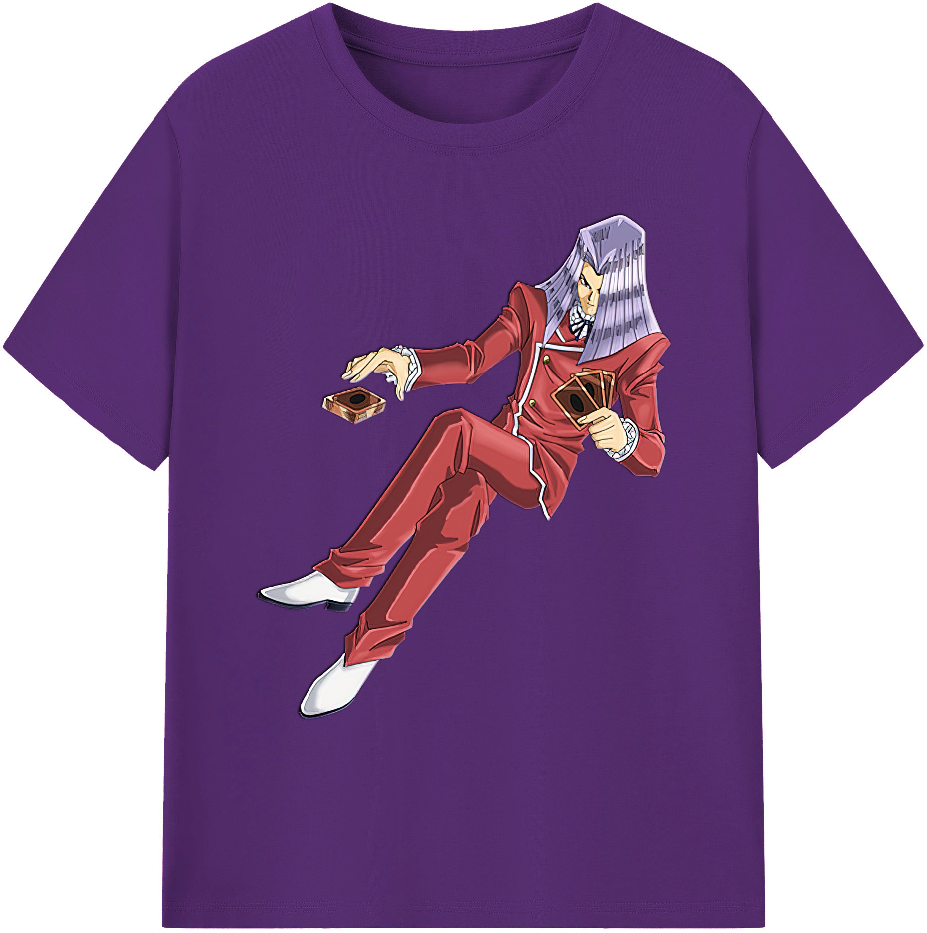 （画像用） 遊☆戯☆王 Yu-Gi-Oh! 綿100％ メンズ半袖Tシャツ｜肌触りやわらか＆通気性