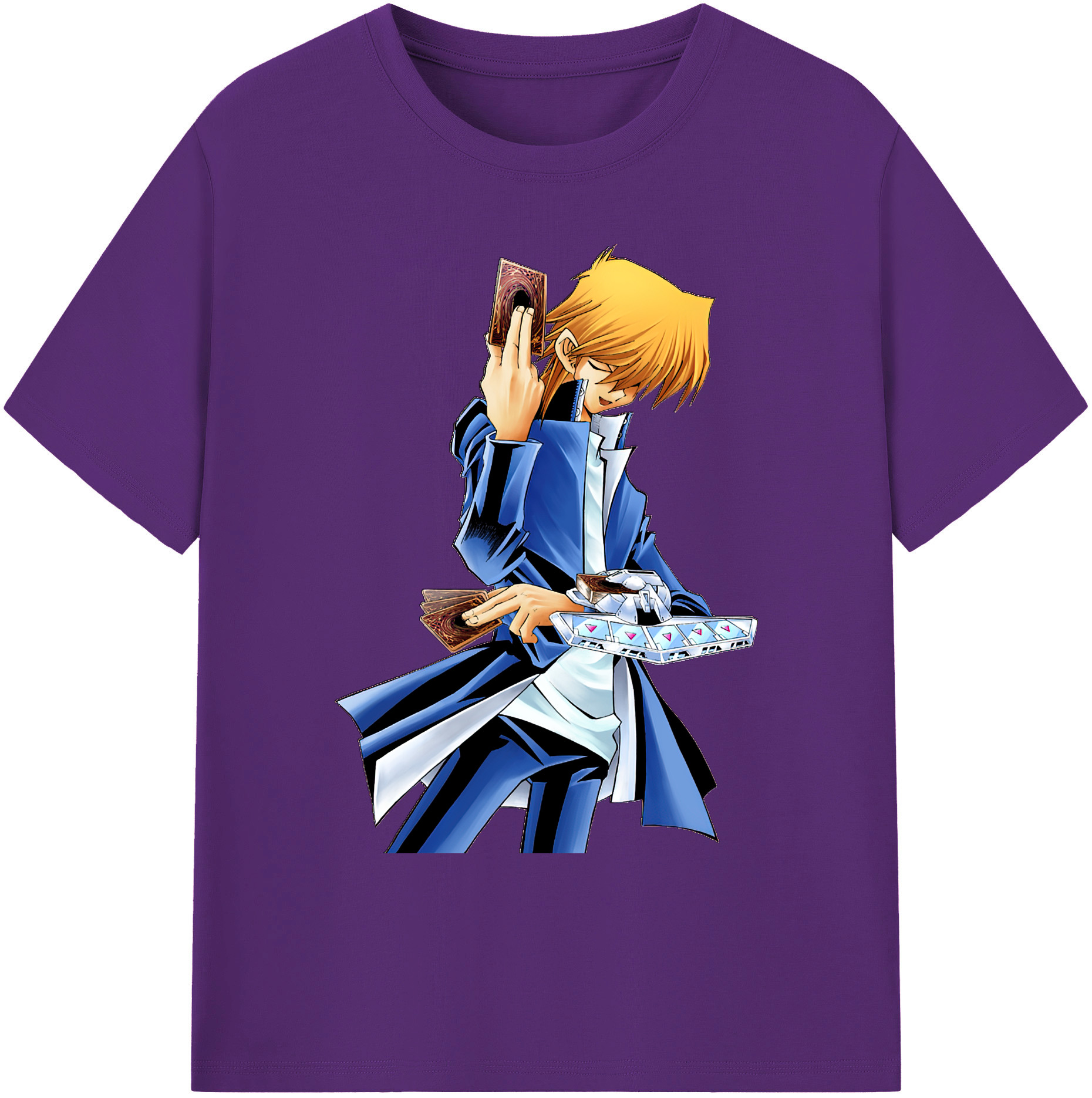 （画像用） 遊☆戯☆王 Yu-Gi-Oh! 綿100％ メンズ半袖Tシャツ｜肌触りやわらか＆通気性