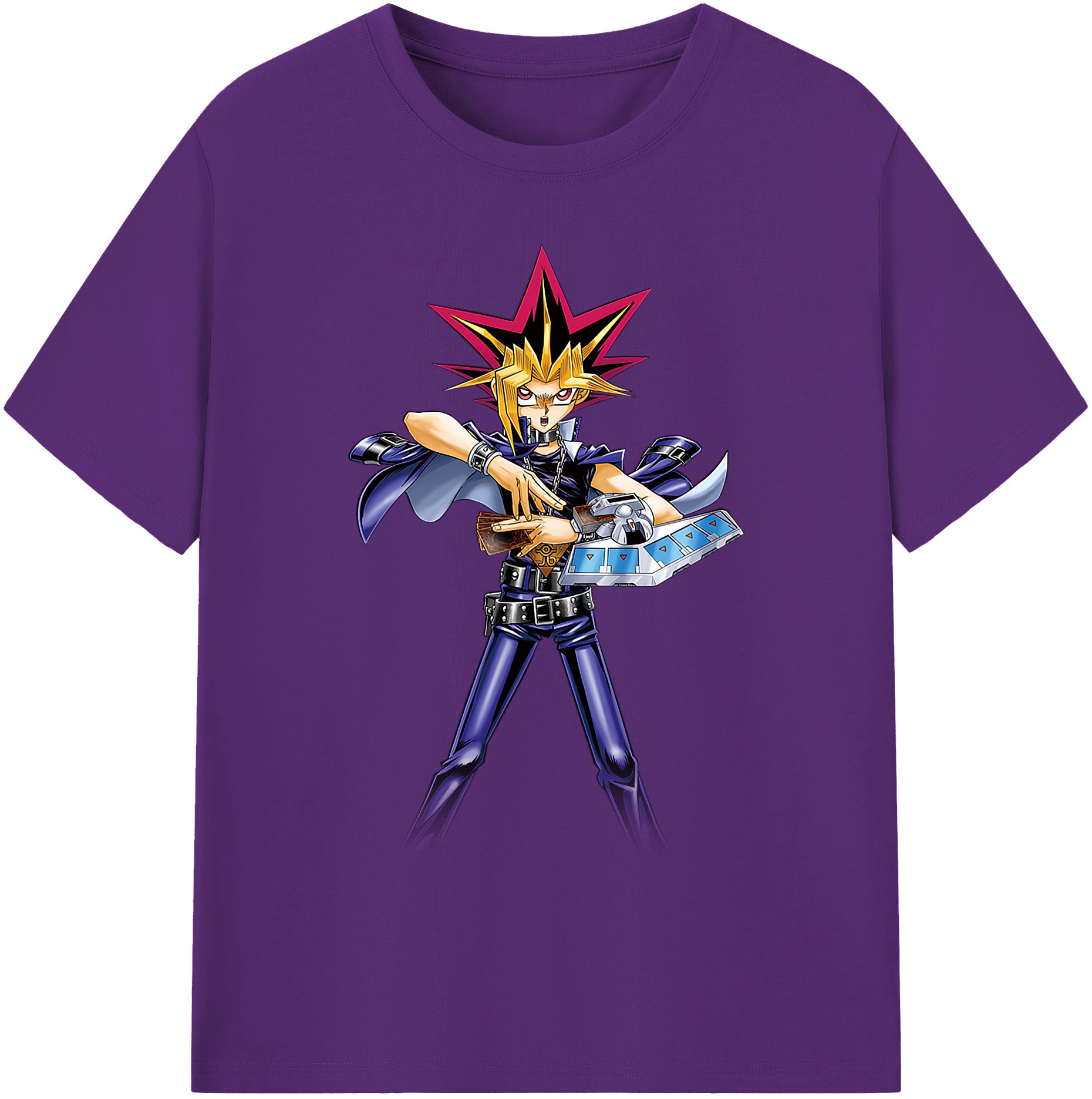 （画像用） 遊☆戯☆王 Yu-Gi-Oh! 綿100％ メンズ半袖Tシャツ｜肌触りやわらか＆通気性