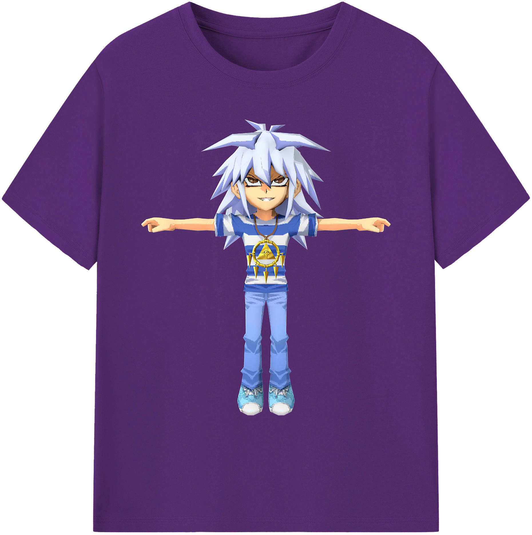 （画像用） 遊☆戯☆王 Yu-Gi-Oh! 綿100％ メンズ半袖Tシャツ｜肌触りやわらか＆通気性