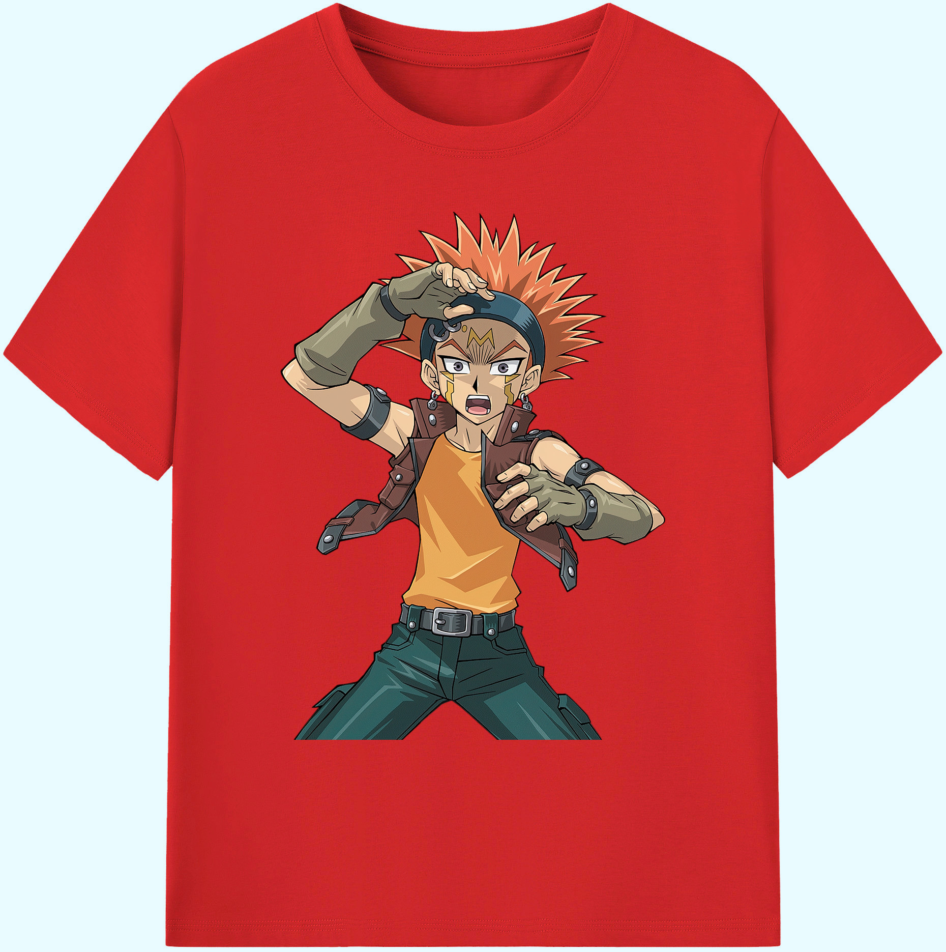 （画像用） 遊☆戯☆王 Yu-Gi-Oh! 綿100％ メンズ半袖Tシャツ｜肌触りやわらか＆通気性