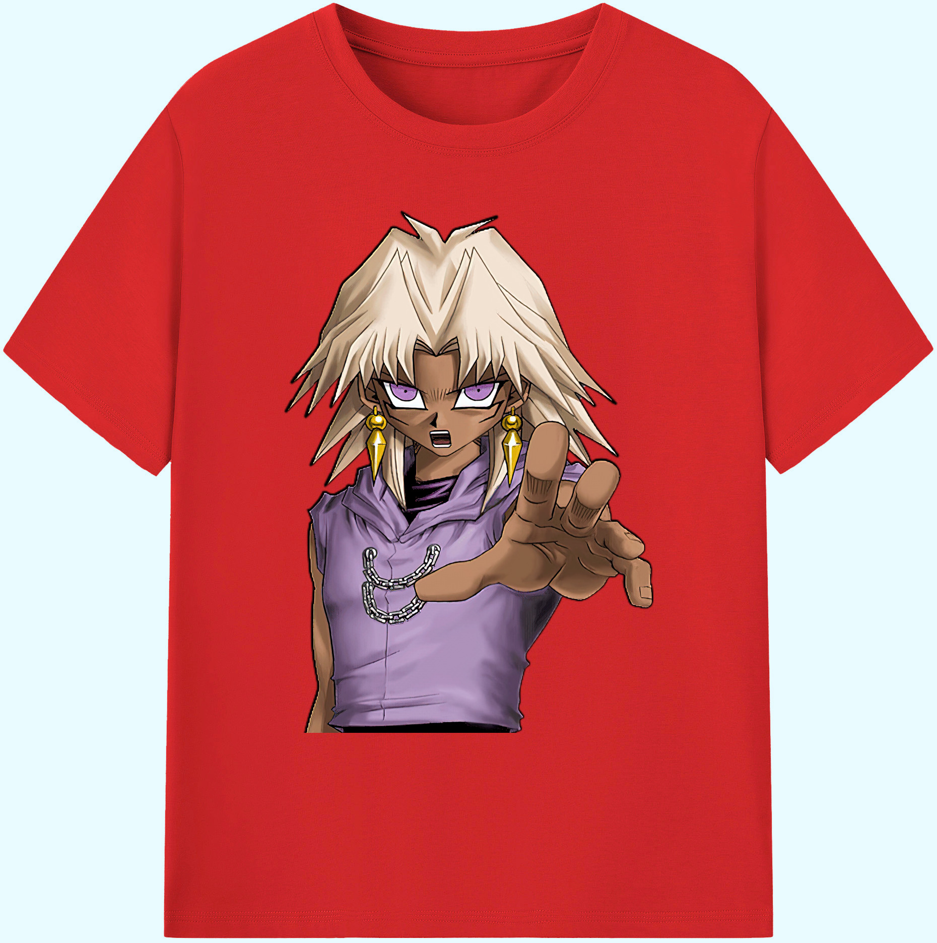 （画像用） 遊☆戯☆王 Yu-Gi-Oh! 綿100％ メンズ半袖Tシャツ｜肌触りやわらか＆通気性