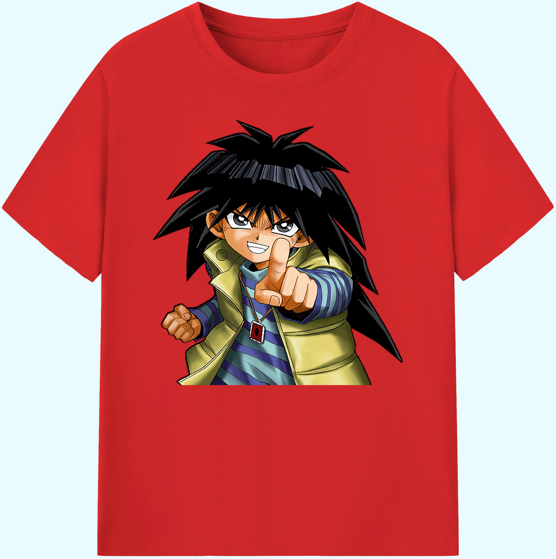 （画像用） 遊☆戯☆王 Yu-Gi-Oh! 綿100％ メンズ半袖Tシャツ｜肌触りやわらか＆通気性
