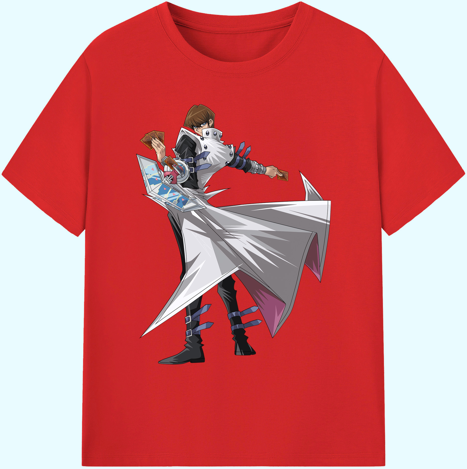 （画像用） 遊☆戯☆王 Yu-Gi-Oh! 綿100％ メンズ半袖Tシャツ｜肌触りやわらか＆通気性