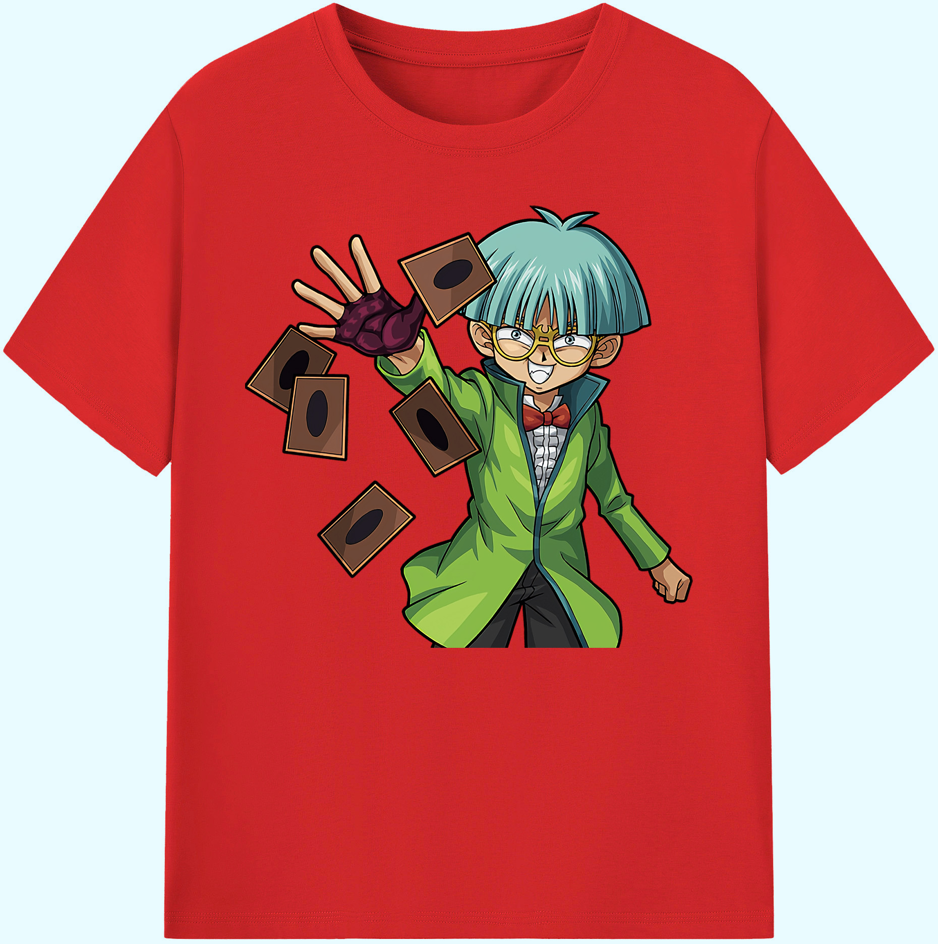 （画像用） 遊☆戯☆王 Yu-Gi-Oh! 綿100％ メンズ半袖Tシャツ｜肌触りやわらか＆通気性