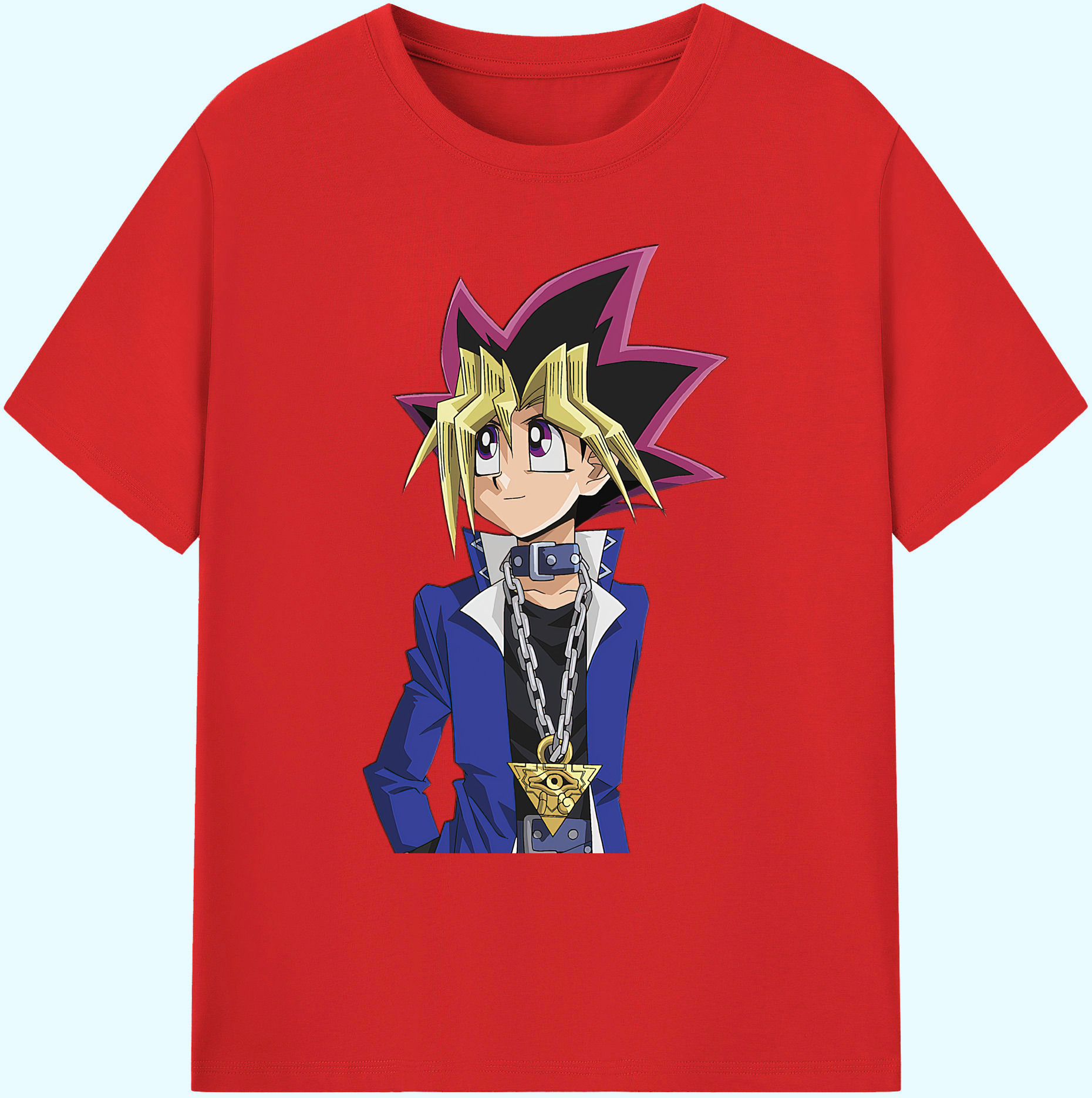 （画像用） 遊☆戯☆王 Yu-Gi-Oh! 綿100％ メンズ半袖Tシャツ｜肌触りやわらか＆通気性