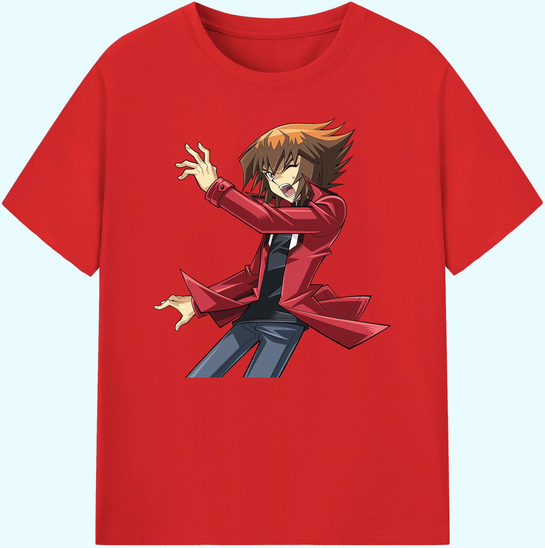 （画像用） 遊☆戯☆王 Yu-Gi-Oh! 綿100％ メンズ半袖Tシャツ｜肌触りやわらか＆通気性