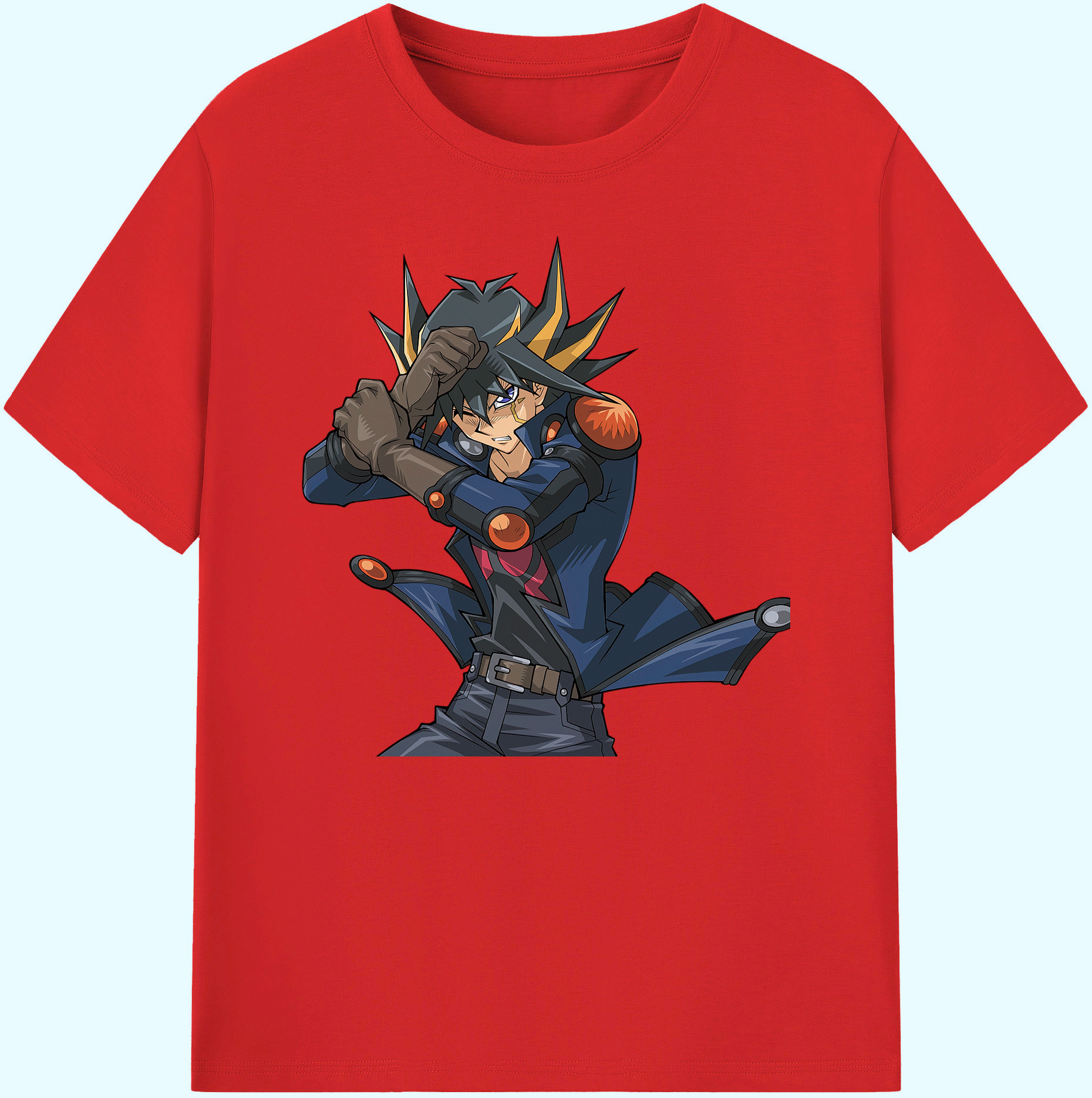 （画像用） 遊☆戯☆王 Yu-Gi-Oh! 綿100％ メンズ半袖Tシャツ｜肌触りやわらか＆通気性