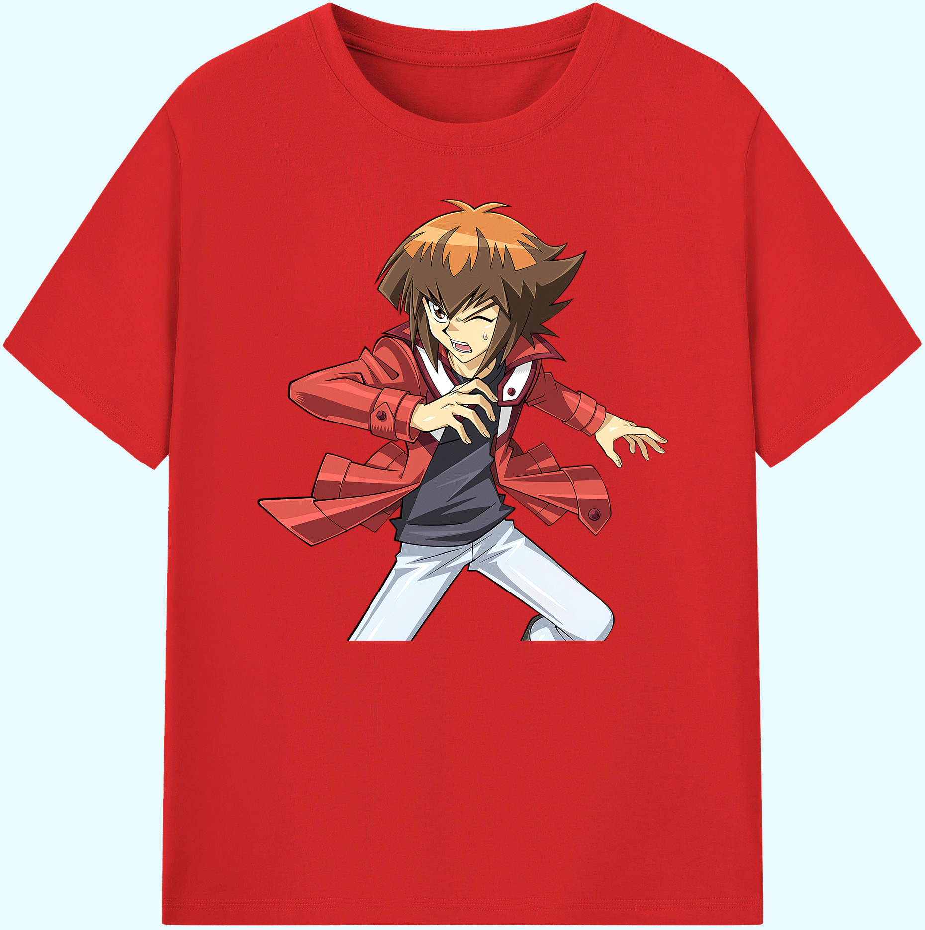 （画像用） 遊☆戯☆王 Yu-Gi-Oh! 綿100％ メンズ半袖Tシャツ｜肌触りやわらか＆通気性