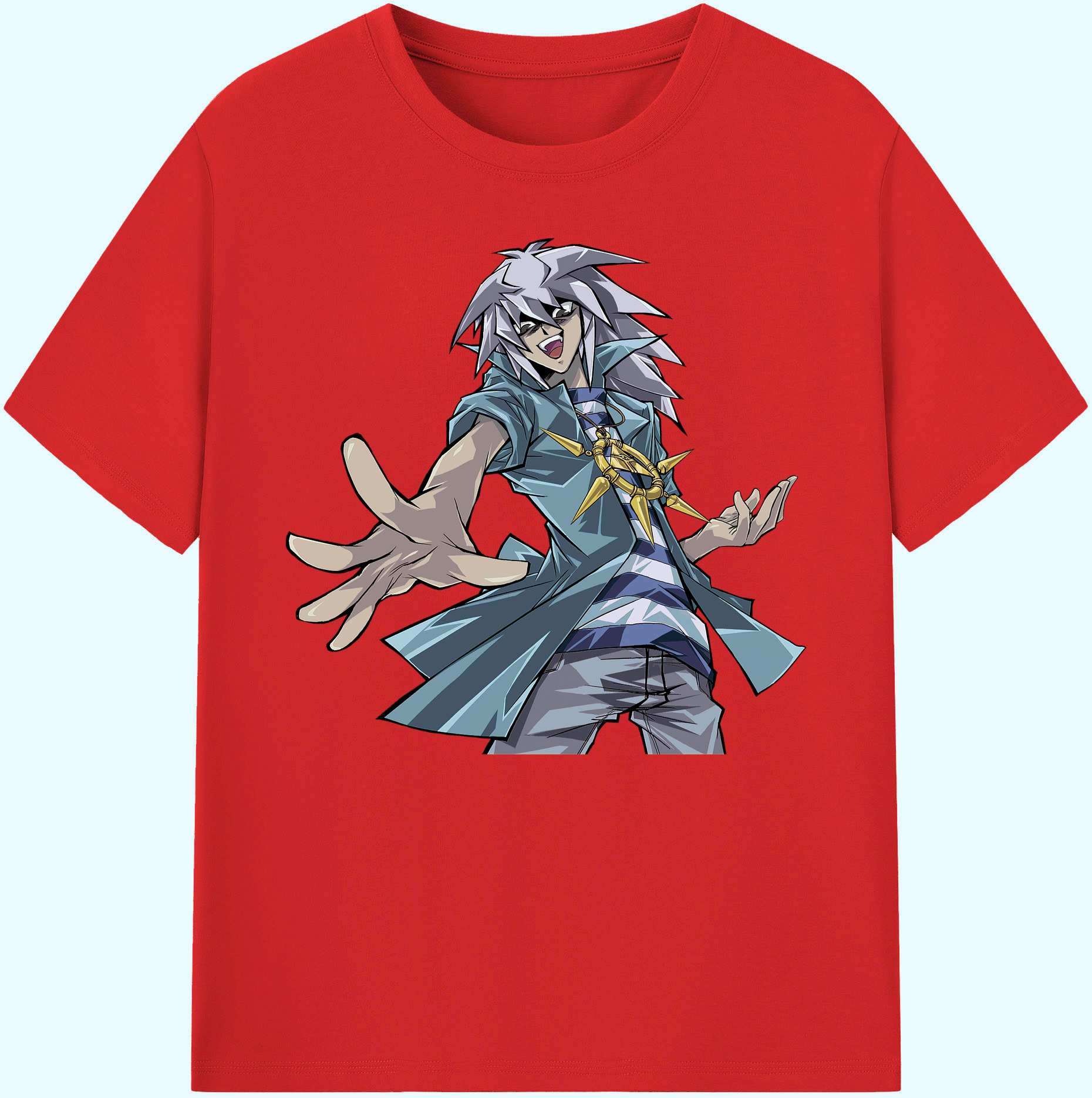 （画像用） 遊☆戯☆王 Yu-Gi-Oh! 綿100％ メンズ半袖Tシャツ｜肌触りやわらか＆通気性