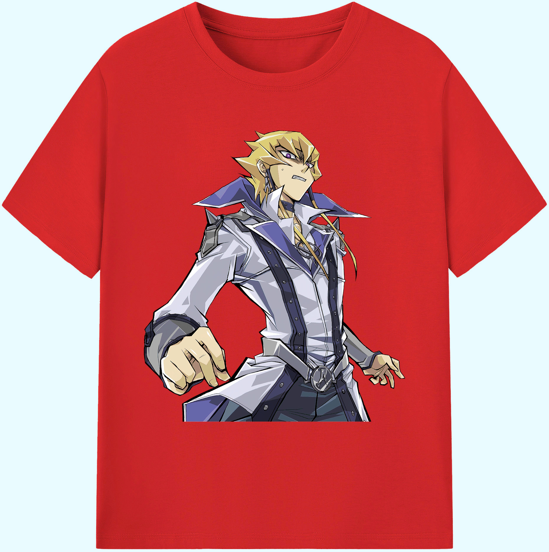 （画像用） 遊☆戯☆王 Yu-Gi-Oh! 綿100％ メンズ半袖Tシャツ｜肌触りやわらか＆通気性