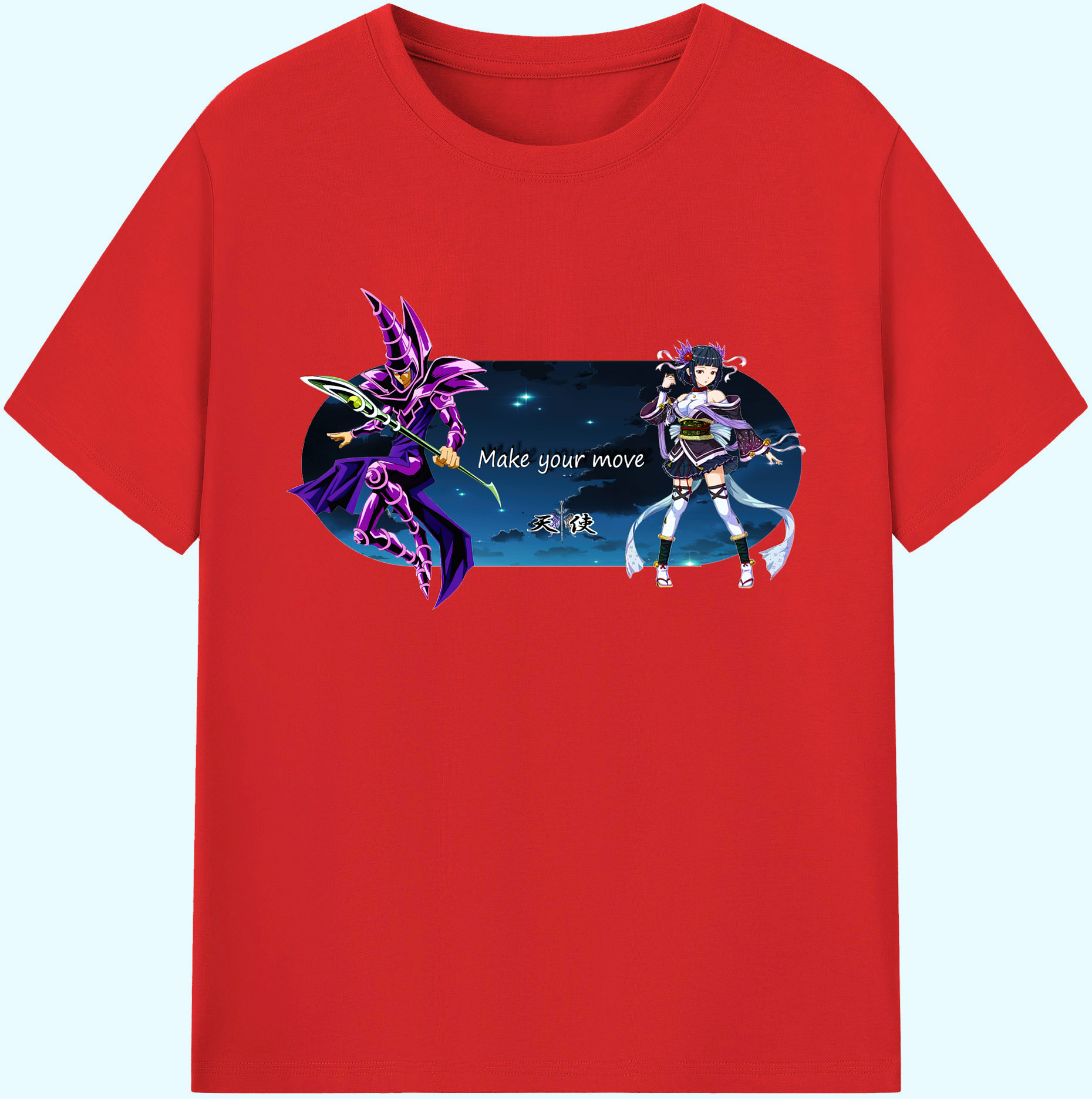 （画像用） 遊☆戯☆王 Yu-Gi-Oh! 綿100％ メンズ半袖Tシャツ｜肌触りやわらか＆通気性