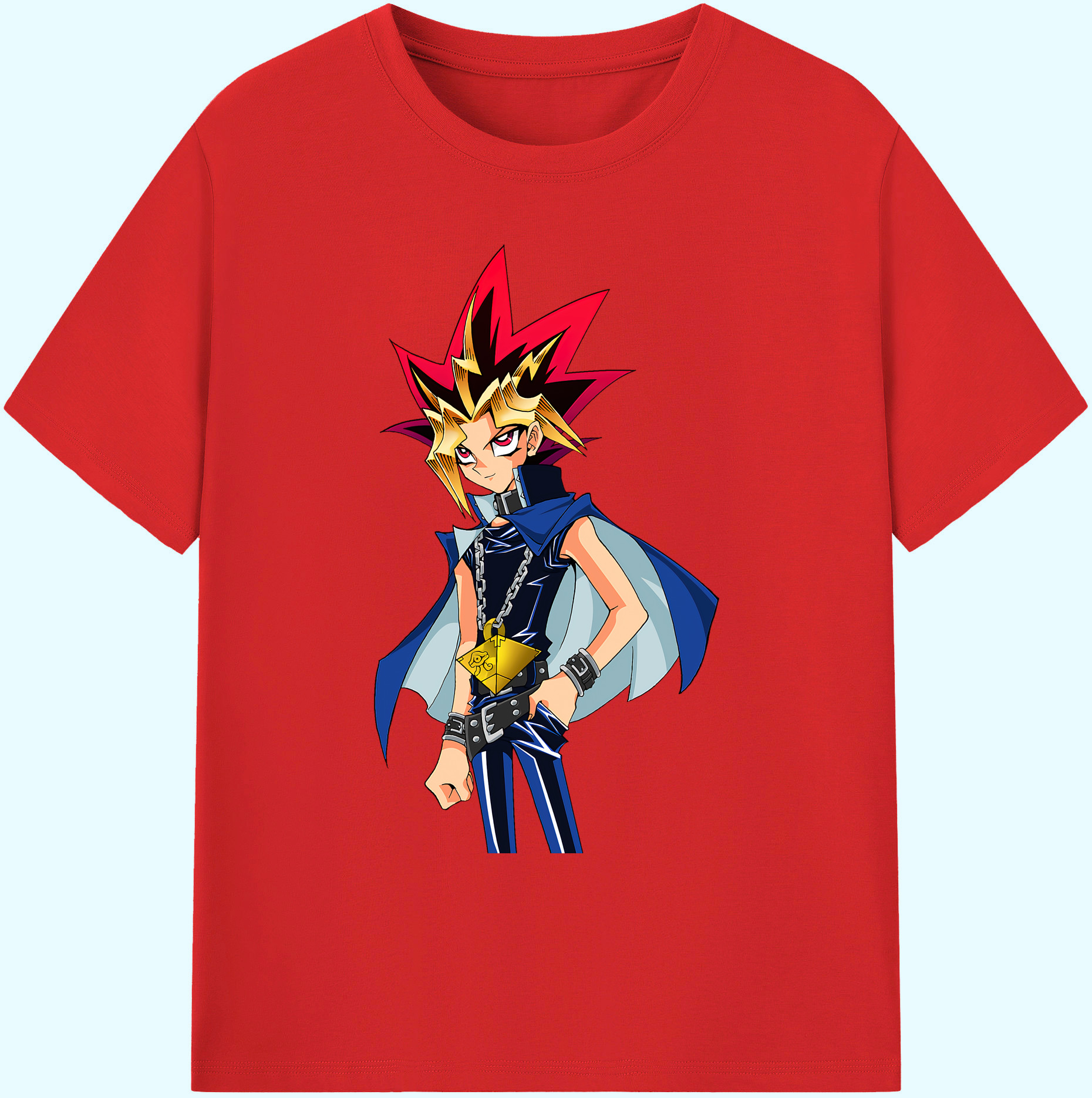 （画像用） 遊☆戯☆王 Yu-Gi-Oh! 綿100％ メンズ半袖Tシャツ｜肌触りやわらか＆通気性