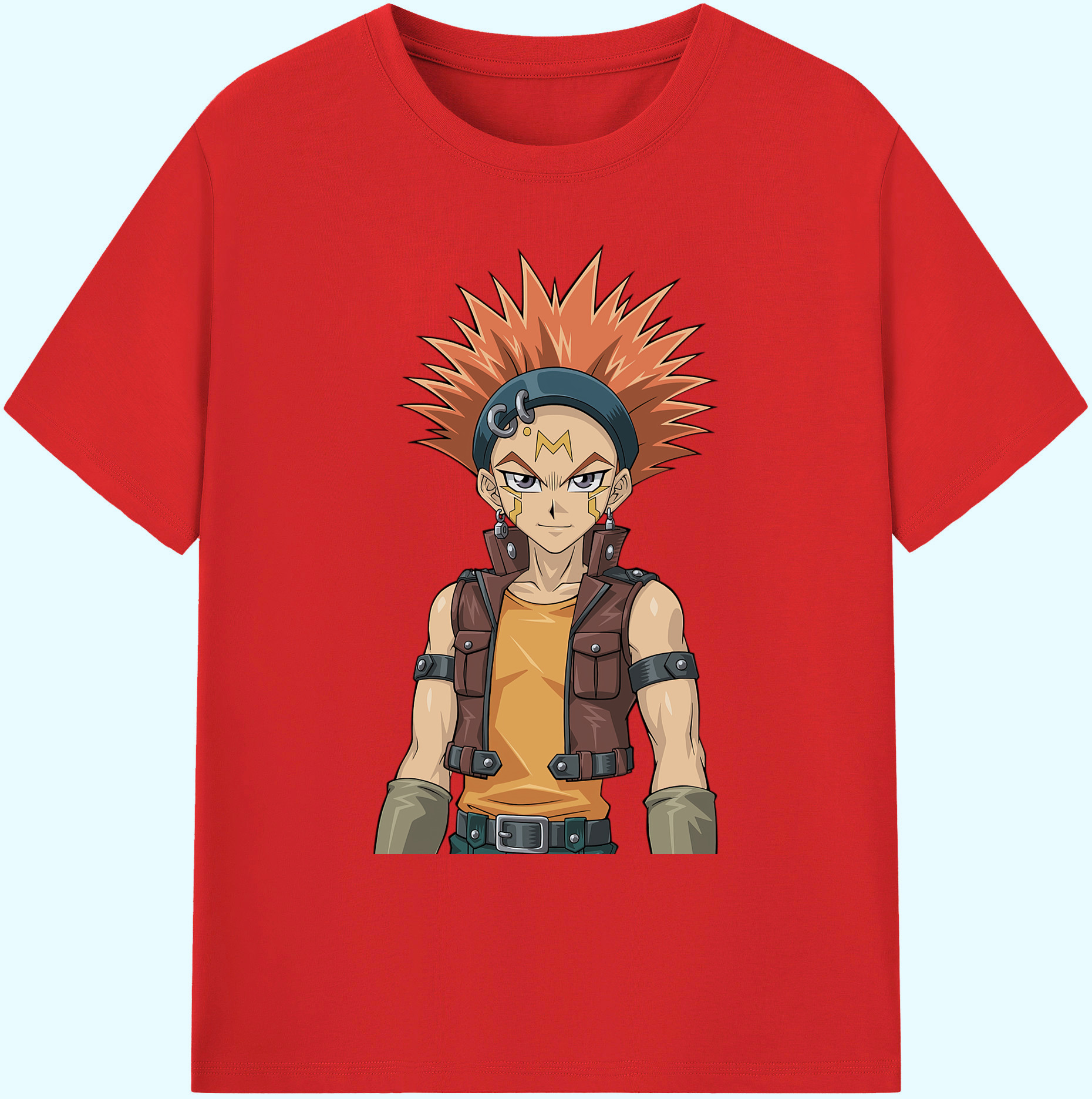 （画像用） 遊☆戯☆王 Yu-Gi-Oh! 綿100％ メンズ半袖Tシャツ｜肌触りやわらか＆通気性
