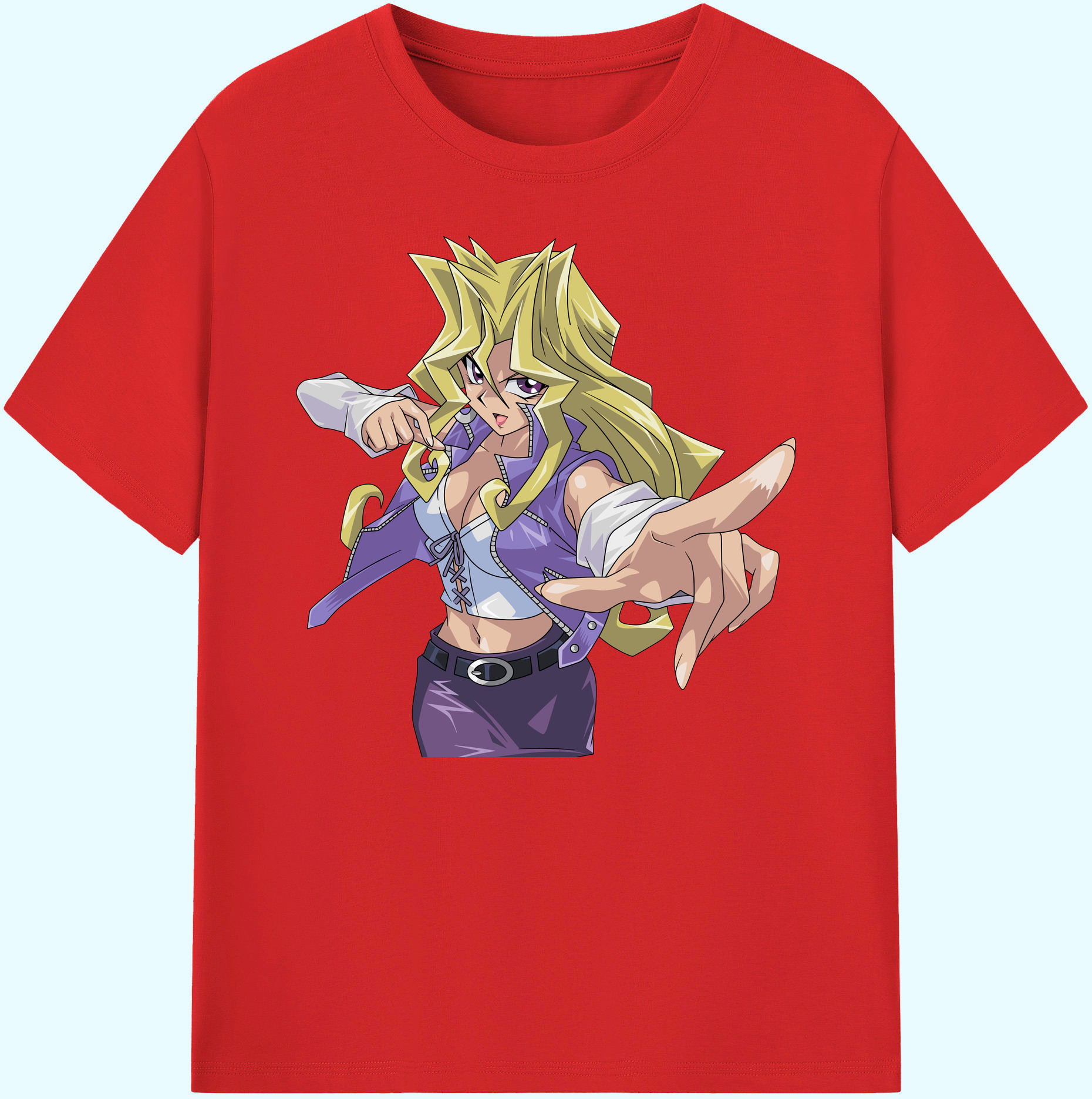 （画像用） 遊☆戯☆王 Yu-Gi-Oh! 綿100％ メンズ半袖Tシャツ｜肌触りやわらか＆通気性