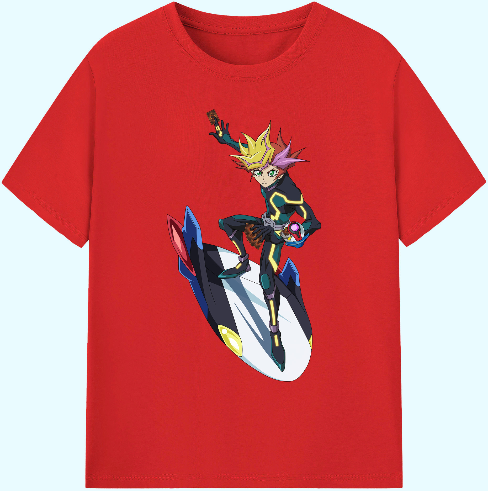 （画像用） 遊☆戯☆王 Yu-Gi-Oh! 綿100％ メンズ半袖Tシャツ｜肌触りやわらか＆通気性