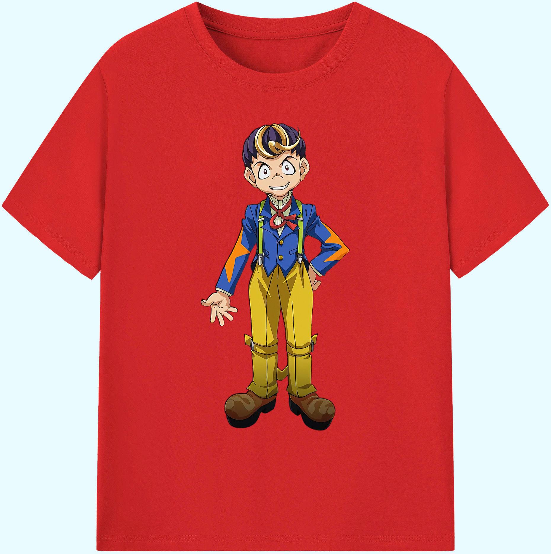 （画像用） 遊☆戯☆王 Yu-Gi-Oh! 綿100％ メンズ半袖Tシャツ｜肌触りやわらか＆通気性