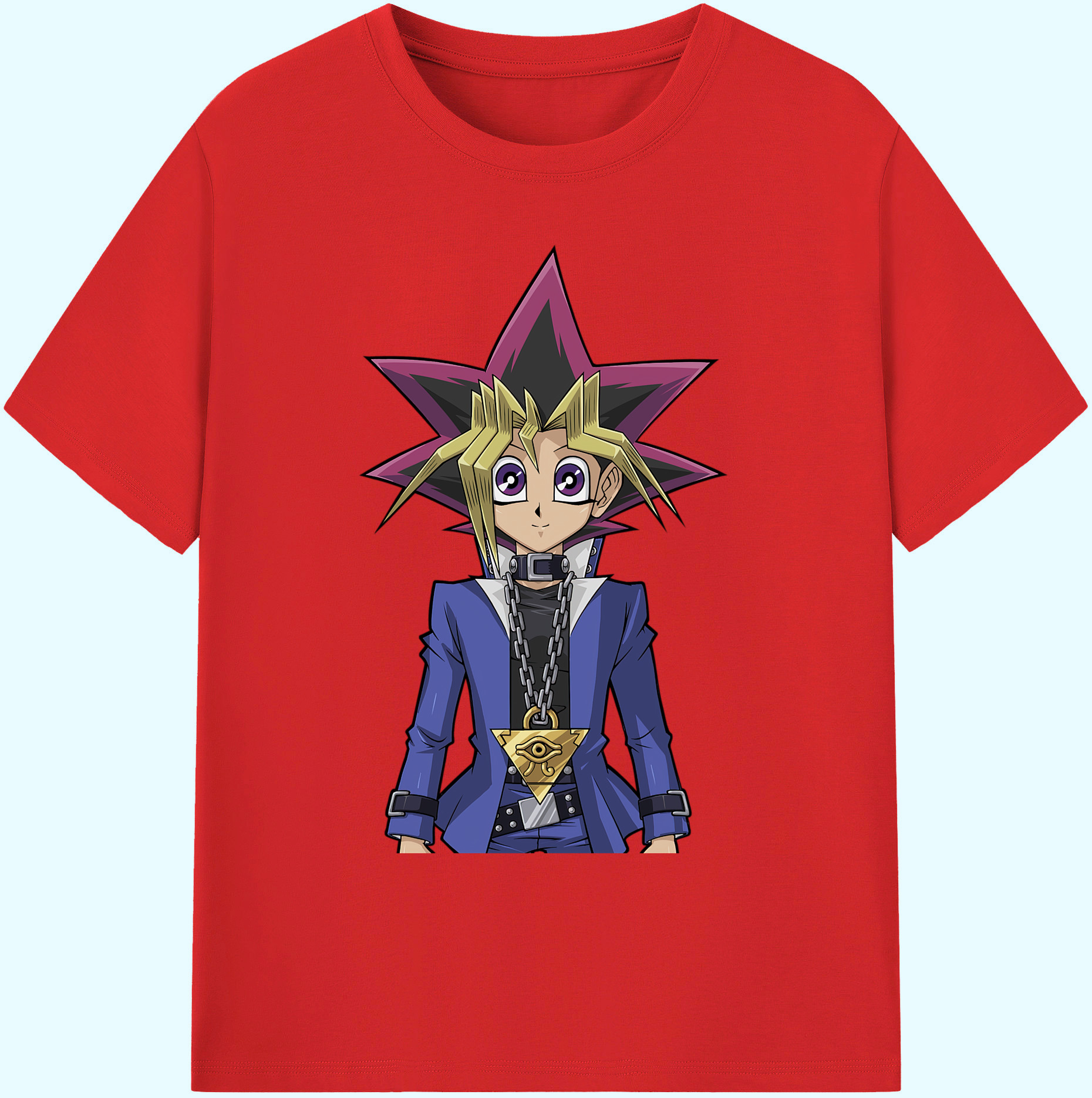 （画像用） 遊☆戯☆王 Yu-Gi-Oh! 綿100％ メンズ半袖Tシャツ｜肌触りやわらか＆通気性