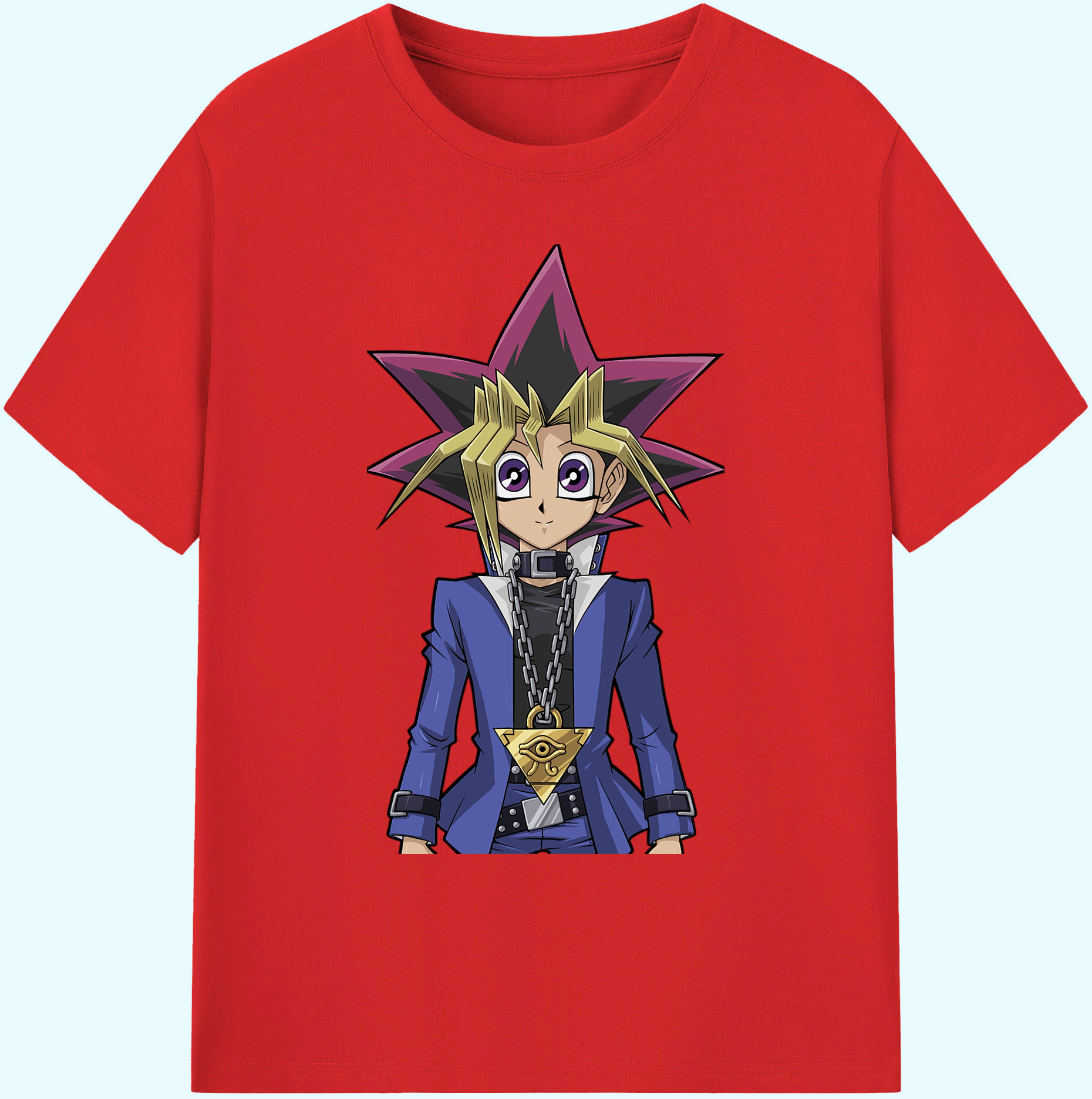（画像用） 遊☆戯☆王 Yu-Gi-Oh! 綿100％ メンズ半袖Tシャツ｜肌触りやわらか＆通気性