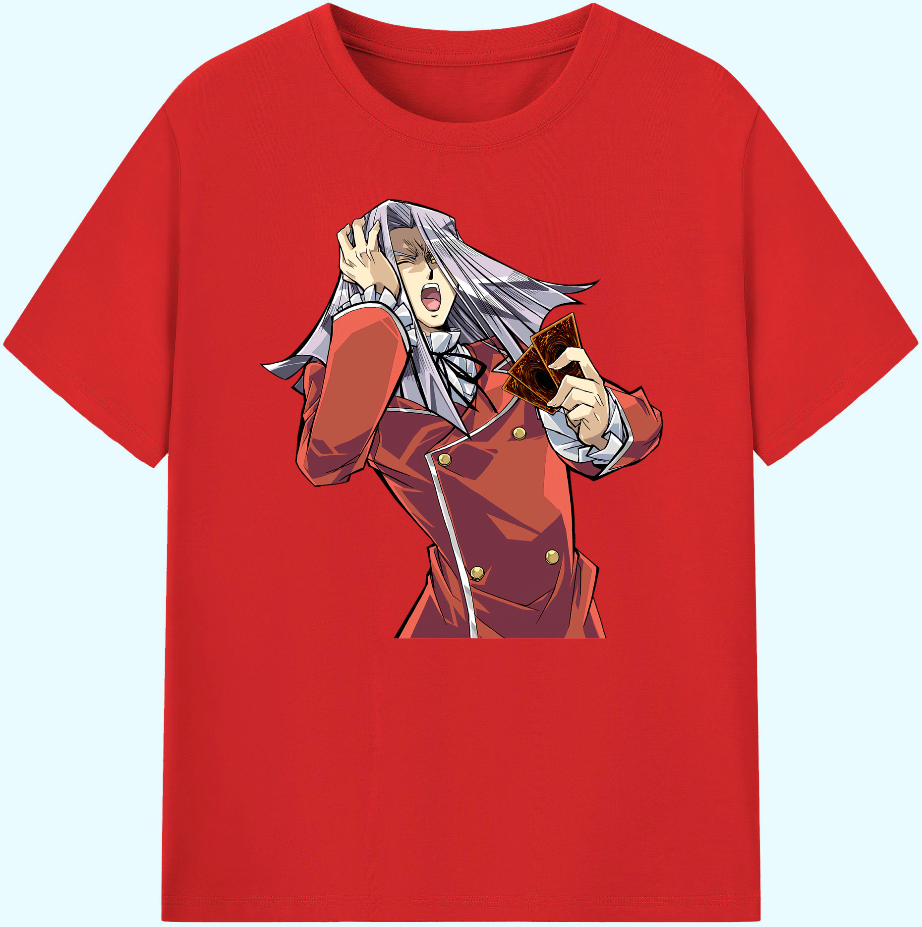 （画像用） 遊☆戯☆王 Yu-Gi-Oh! 綿100％ メンズ半袖Tシャツ｜肌触りやわらか＆通気性