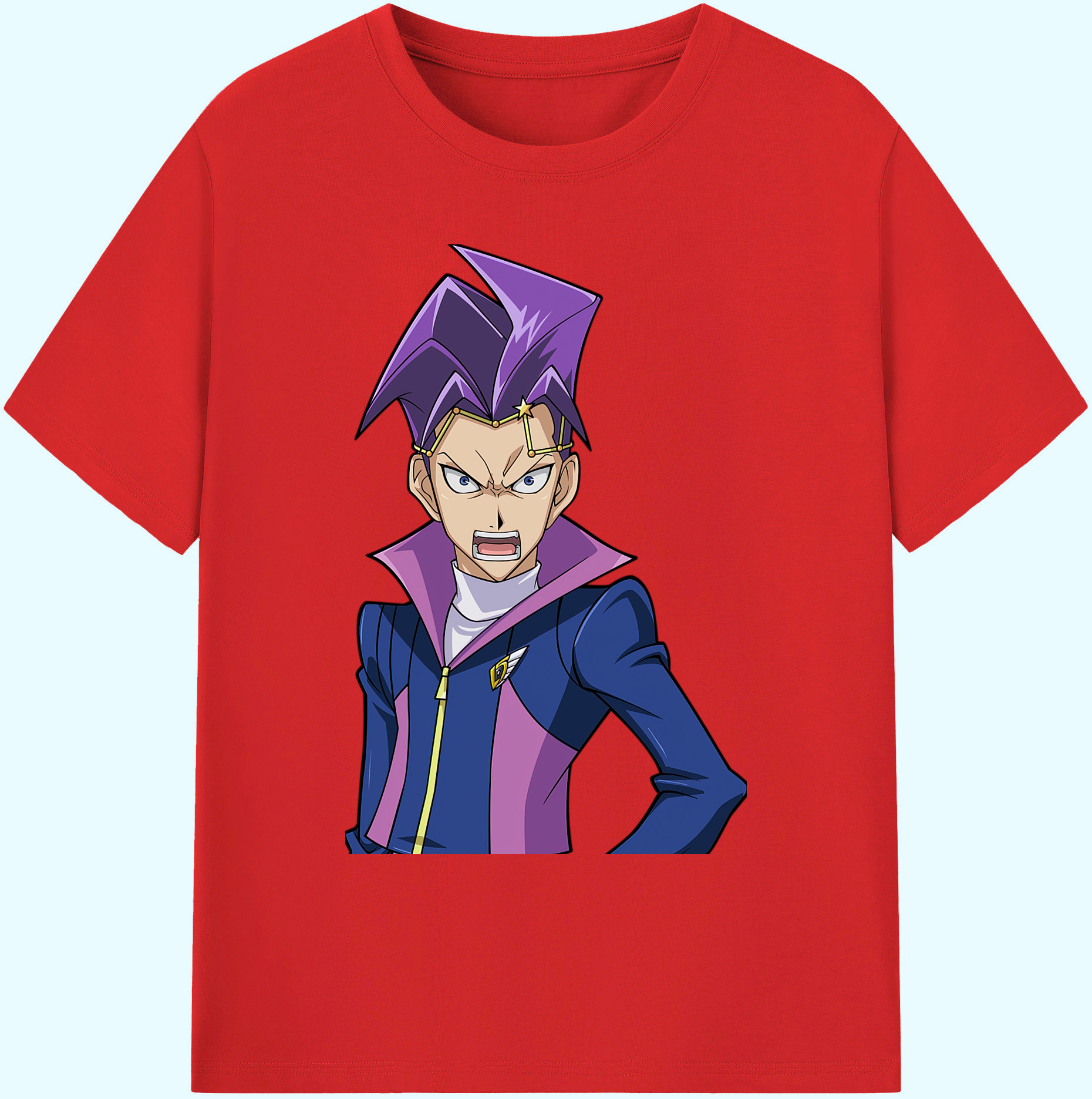 （画像用） 遊☆戯☆王 Yu-Gi-Oh! 綿100％ メンズ半袖Tシャツ｜肌触りやわらか＆通気性