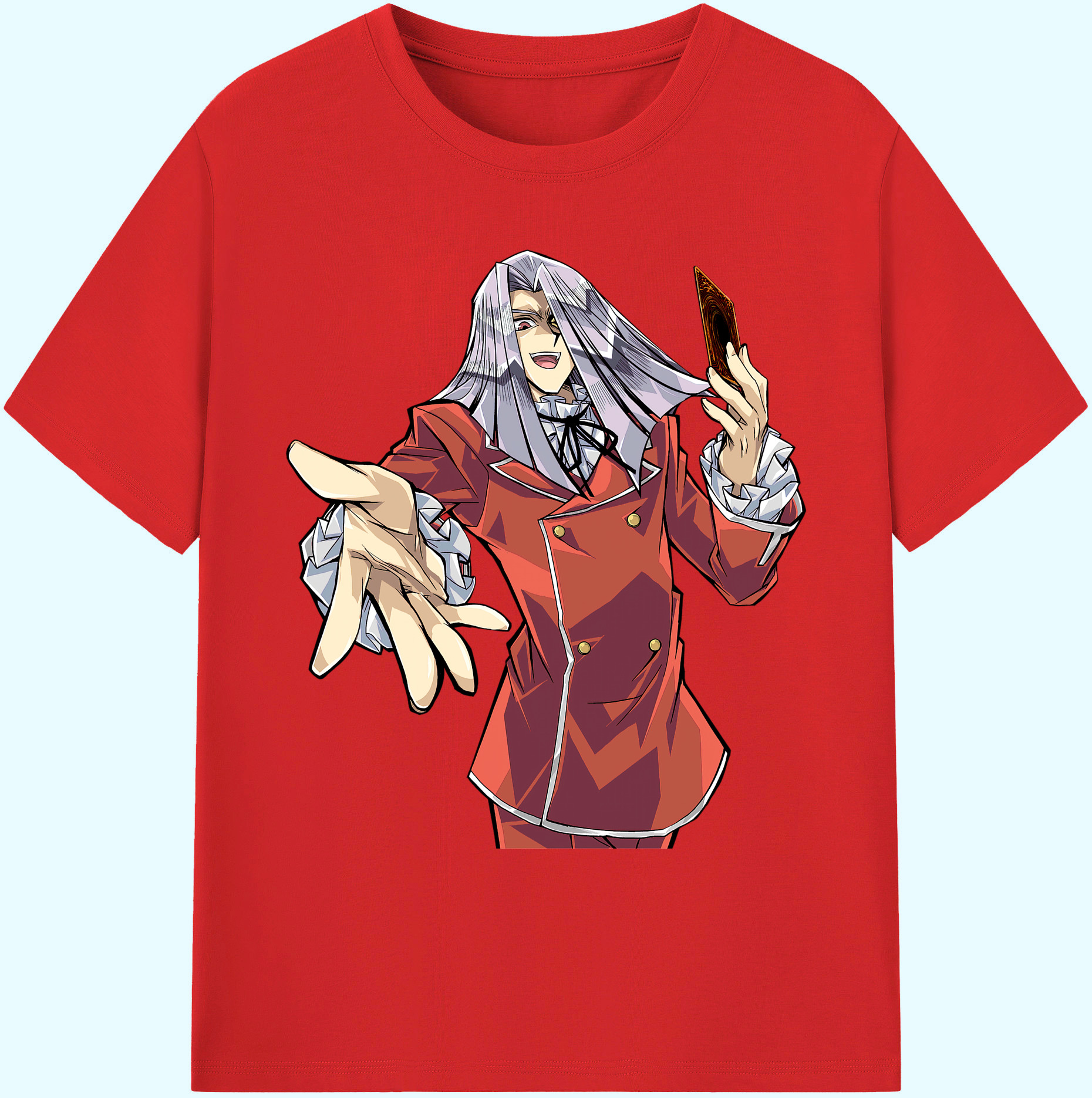 （画像用） 遊☆戯☆王 Yu-Gi-Oh! 綿100％ メンズ半袖Tシャツ｜肌触りやわらか＆通気性