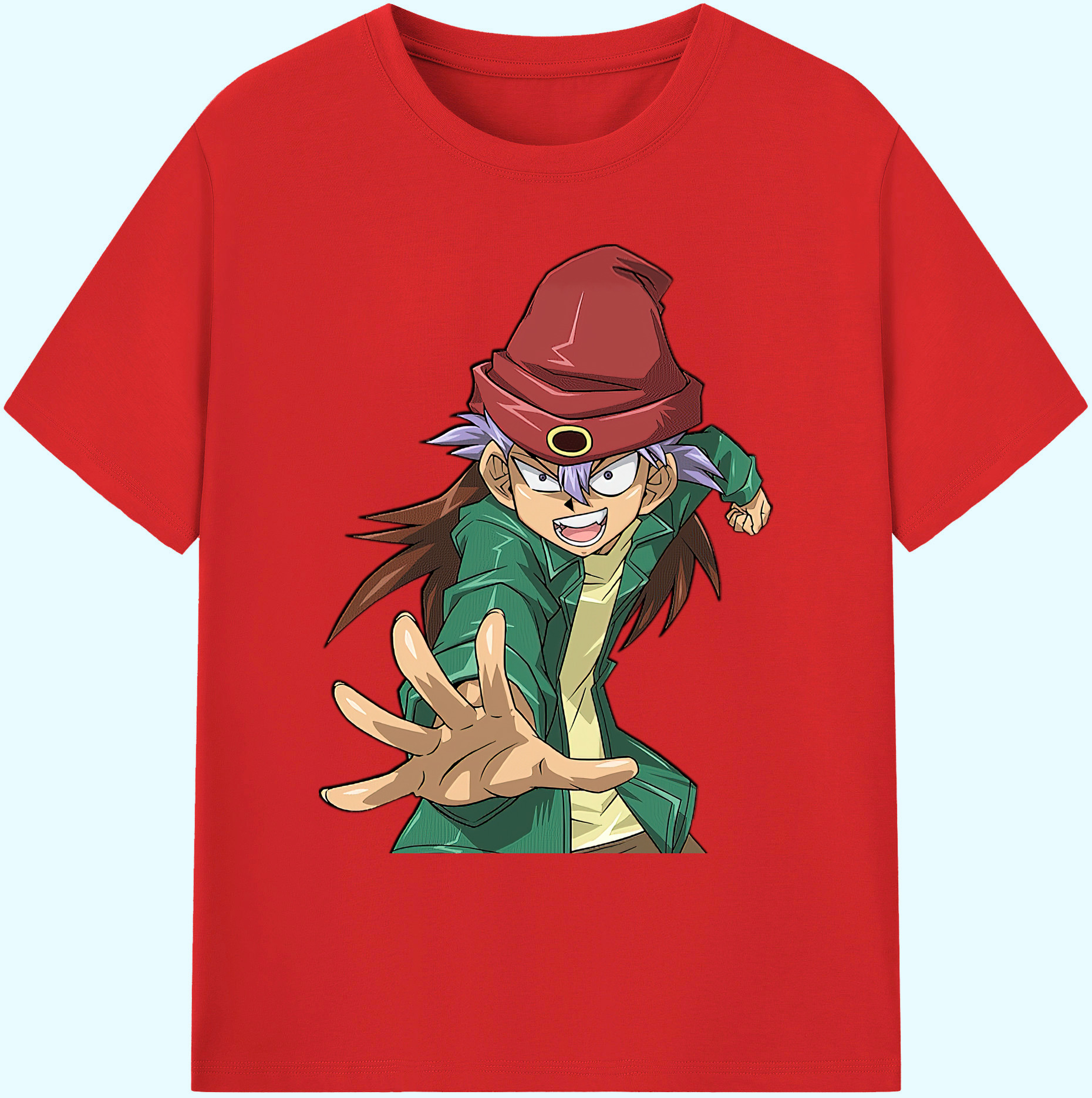 （画像用） 遊☆戯☆王 Yu-Gi-Oh! 綿100％ メンズ半袖Tシャツ｜肌触りやわらか＆通気性