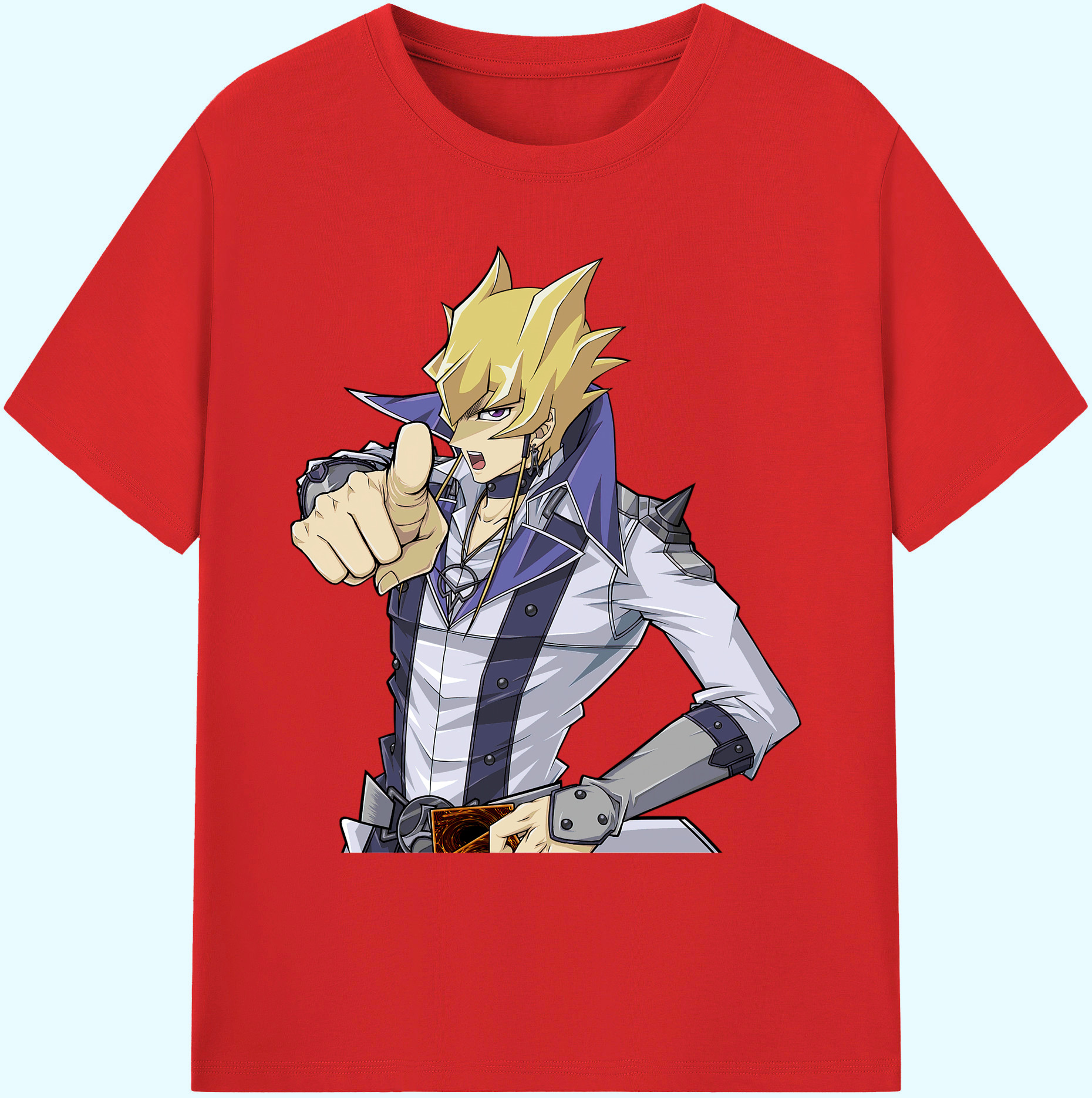 （画像用） 遊☆戯☆王 Yu-Gi-Oh! 綿100％ メンズ半袖Tシャツ｜肌触りやわらか＆通気性