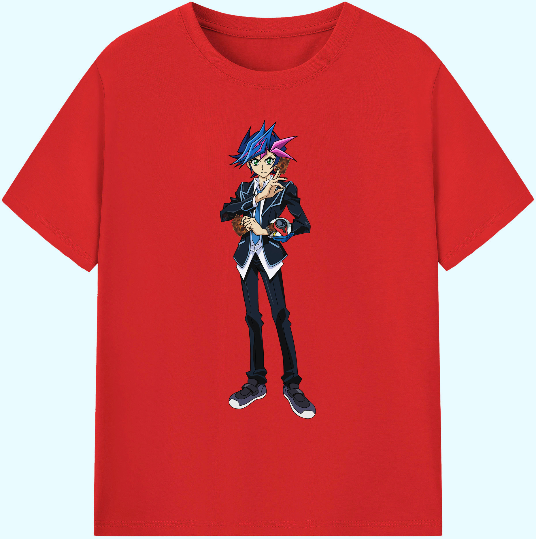 （画像用） 遊☆戯☆王 Yu-Gi-Oh! 綿100％ メンズ半袖Tシャツ｜肌触りやわらか＆通気性