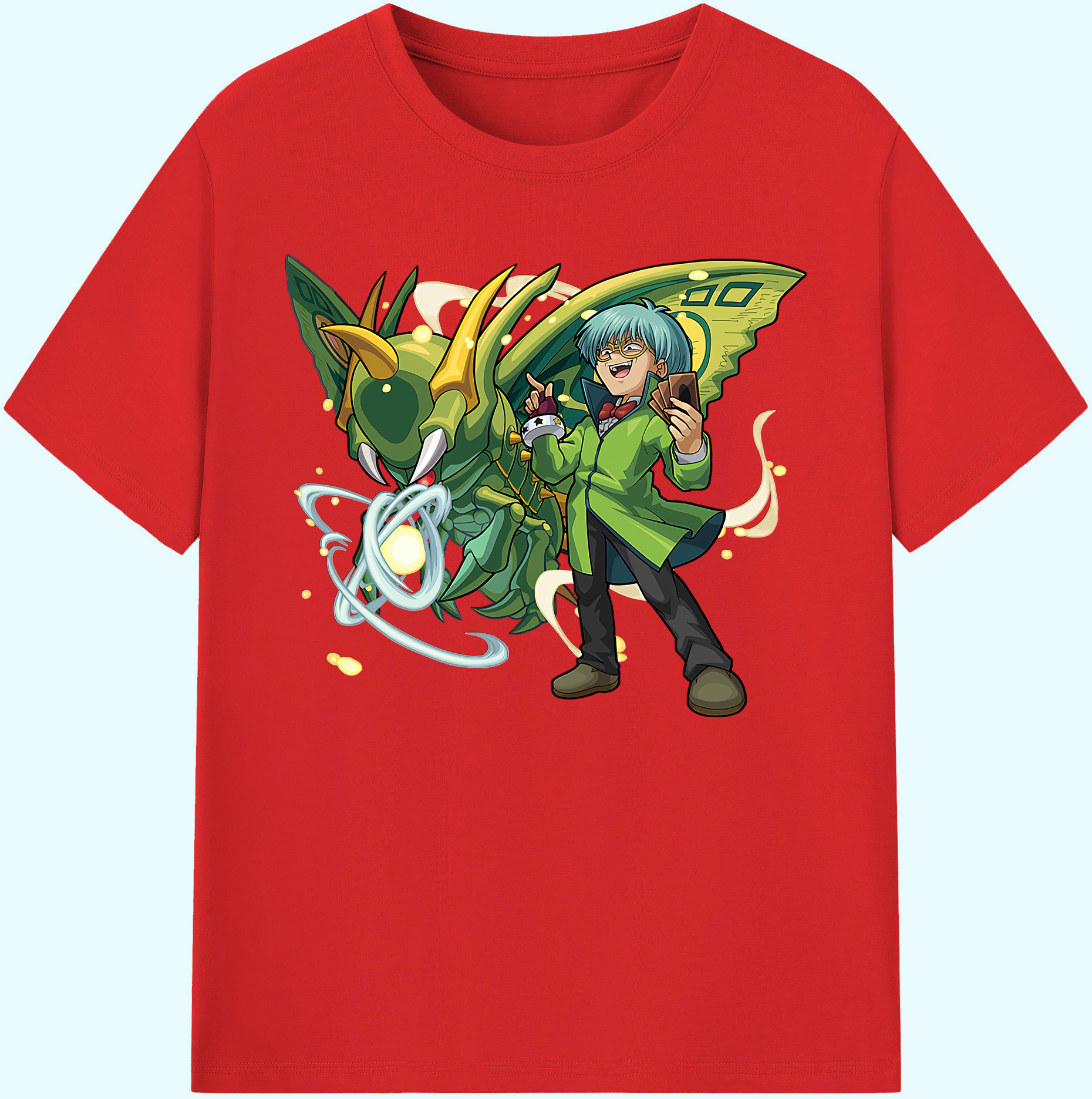 （画像用） 遊☆戯☆王 Yu-Gi-Oh! 綿100％ メンズ半袖Tシャツ｜肌触りやわらか＆通気性