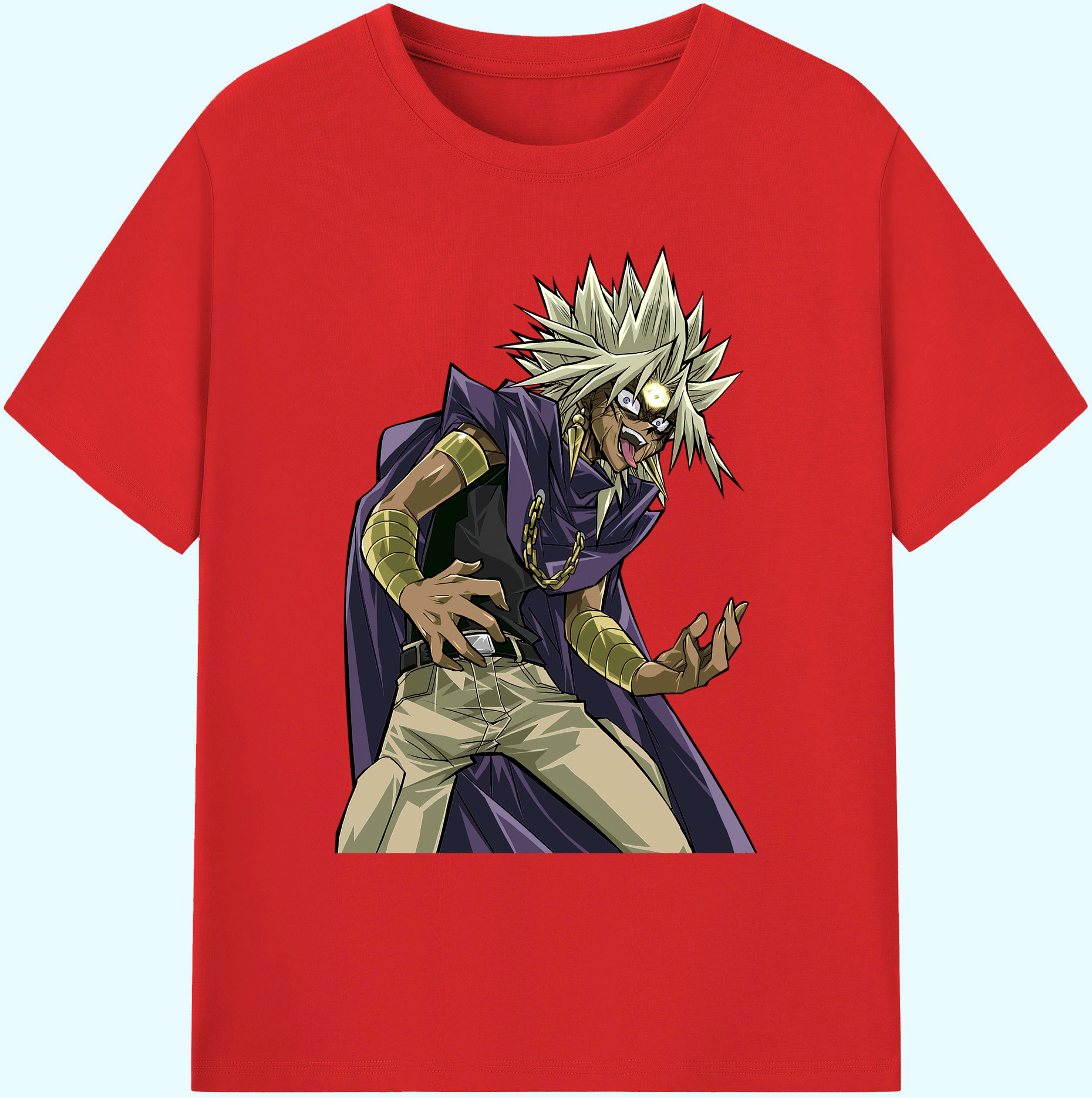 （画像用） 遊☆戯☆王 Yu-Gi-Oh! 綿100％ メンズ半袖Tシャツ｜肌触りやわらか＆通気性
