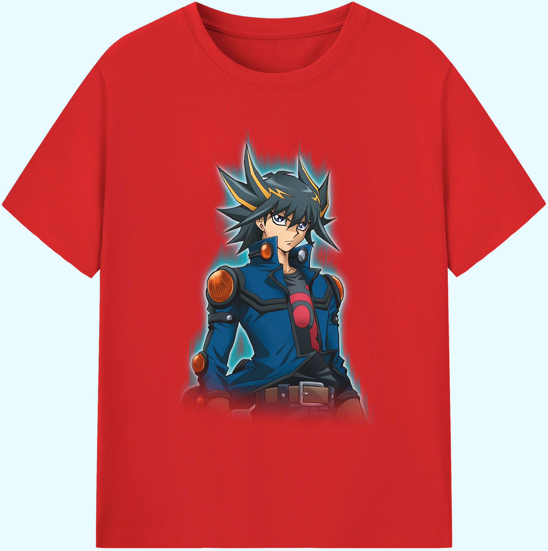 （画像用） 遊☆戯☆王 Yu-Gi-Oh! 綿100％ メンズ半袖Tシャツ｜肌触りやわらか＆通気性