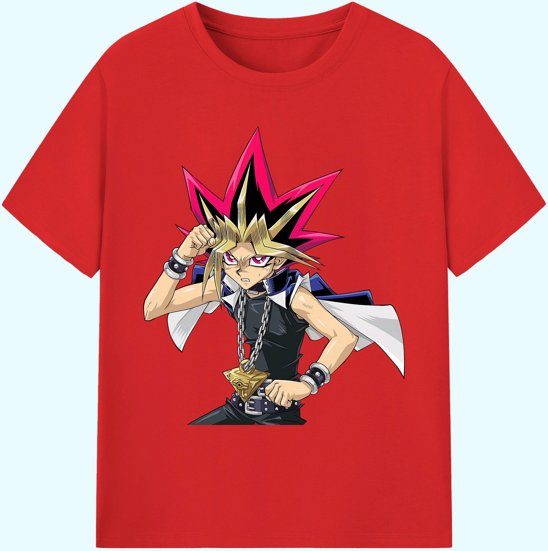 （画像用） 遊☆戯☆王 Yu-Gi-Oh! 綿100％ メンズ半袖Tシャツ｜肌触りやわらか＆通気性