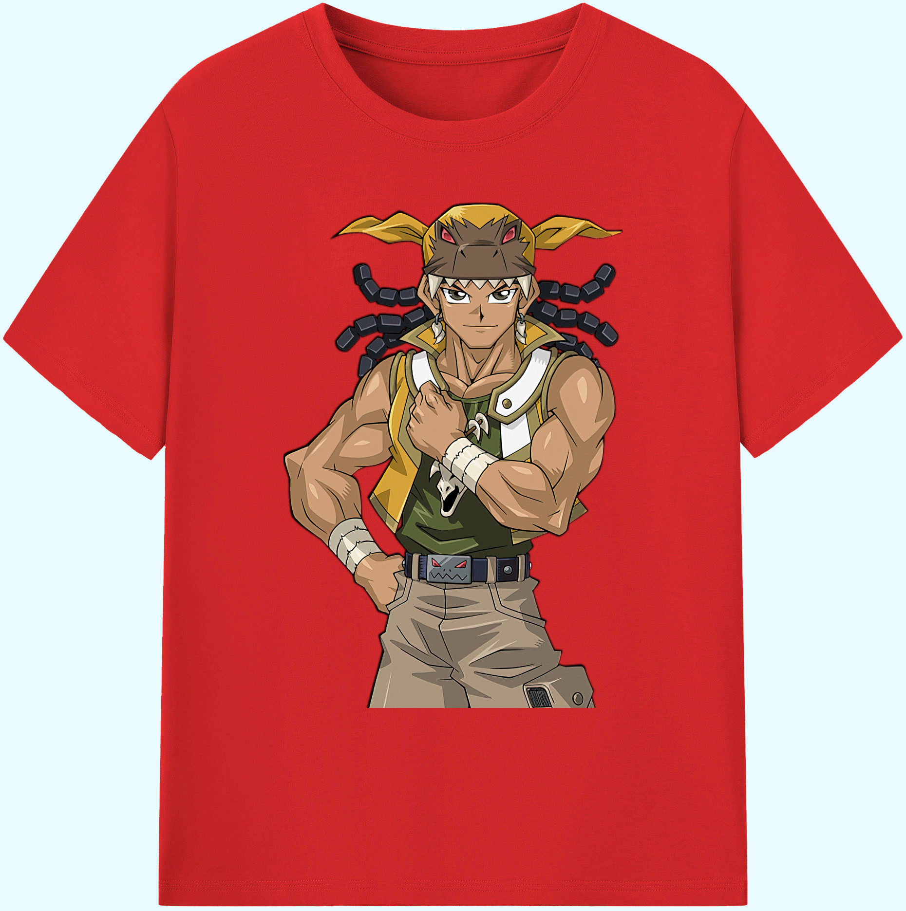 （画像用） 遊☆戯☆王 Yu-Gi-Oh! 綿100％ メンズ半袖Tシャツ｜肌触りやわらか＆通気性