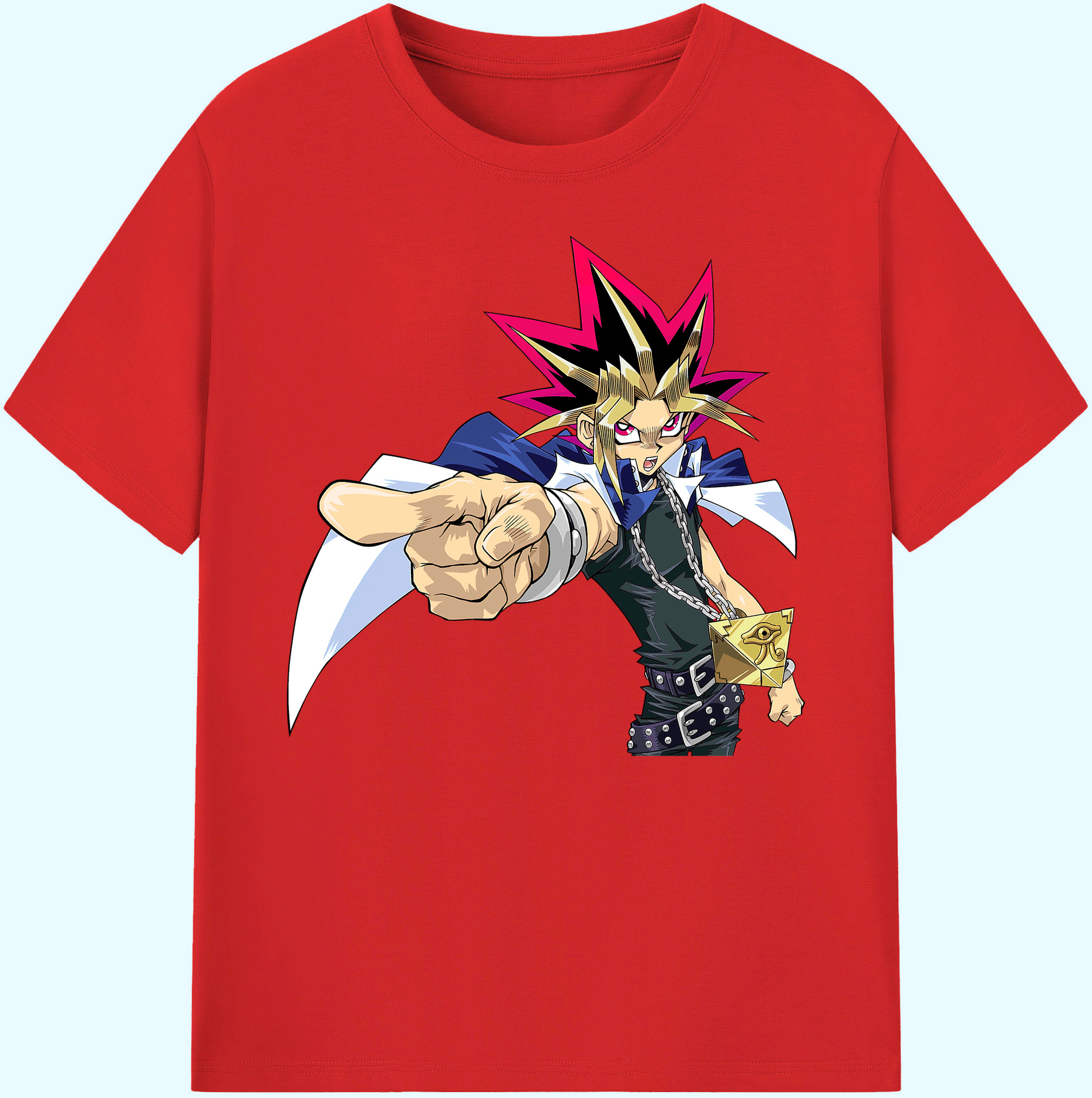 （画像用） 遊☆戯☆王 Yu-Gi-Oh! 綿100％ メンズ半袖Tシャツ｜肌触りやわらか＆通気性