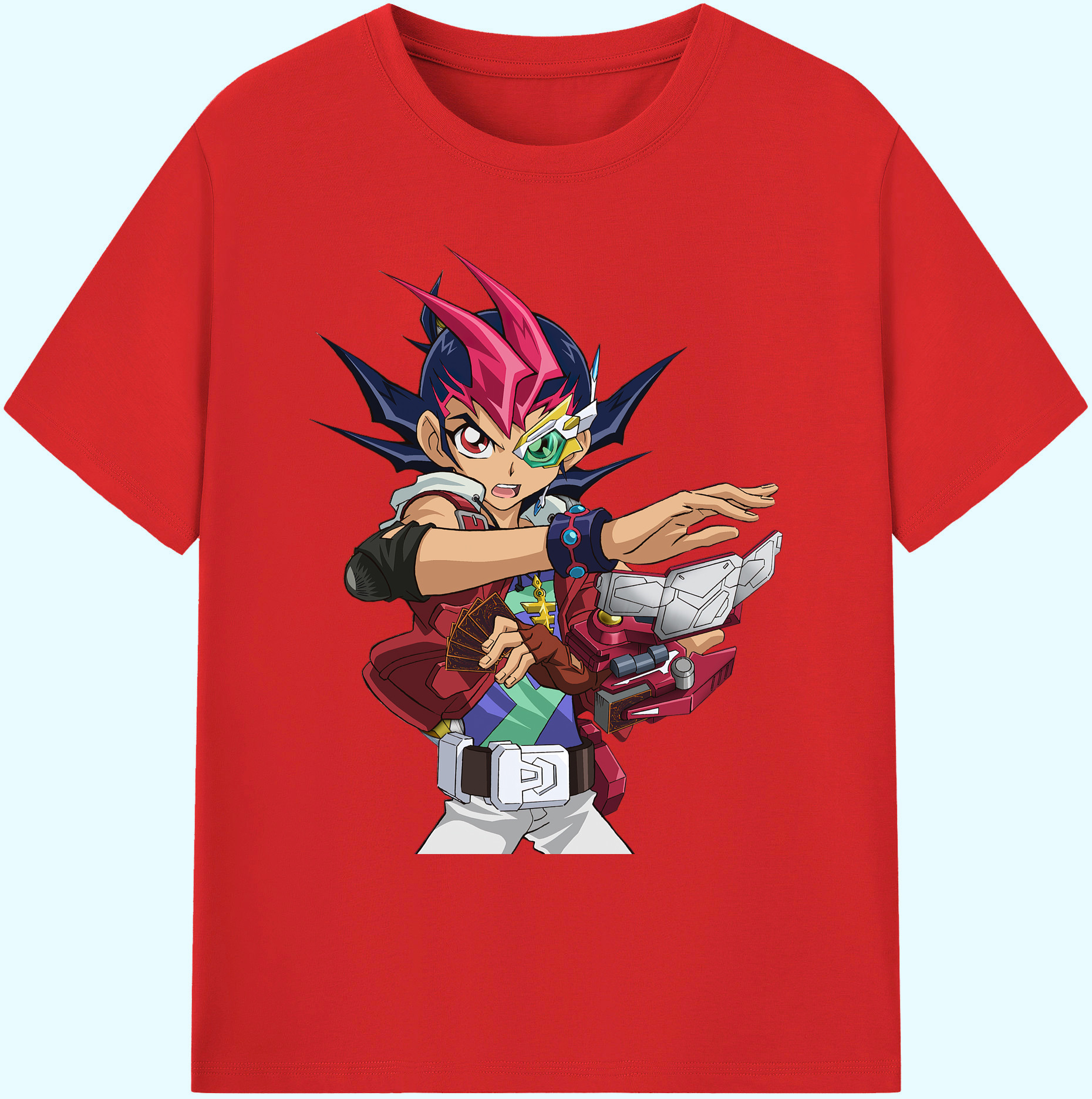（画像用） 遊☆戯☆王 Yu-Gi-Oh! 綿100％ メンズ半袖Tシャツ｜肌触りやわらか＆通気性