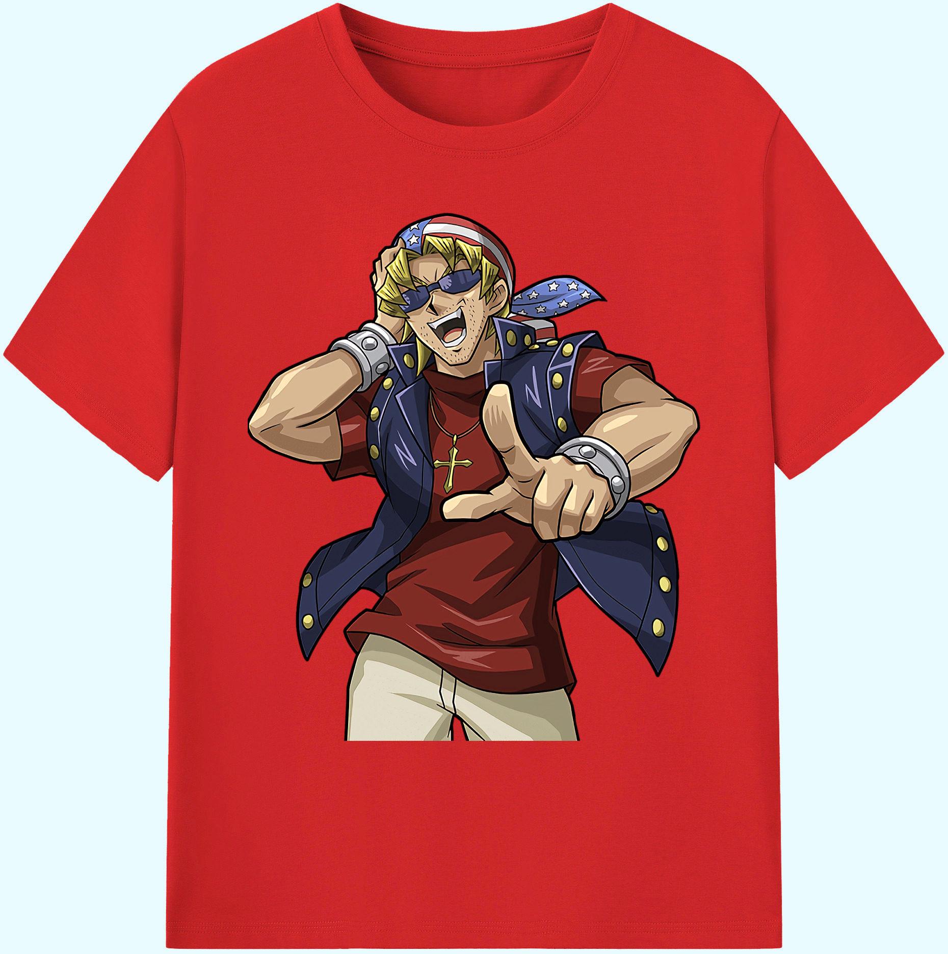 （画像用） 遊☆戯☆王 Yu-Gi-Oh! 綿100％ メンズ半袖Tシャツ｜肌触りやわらか＆通気性
