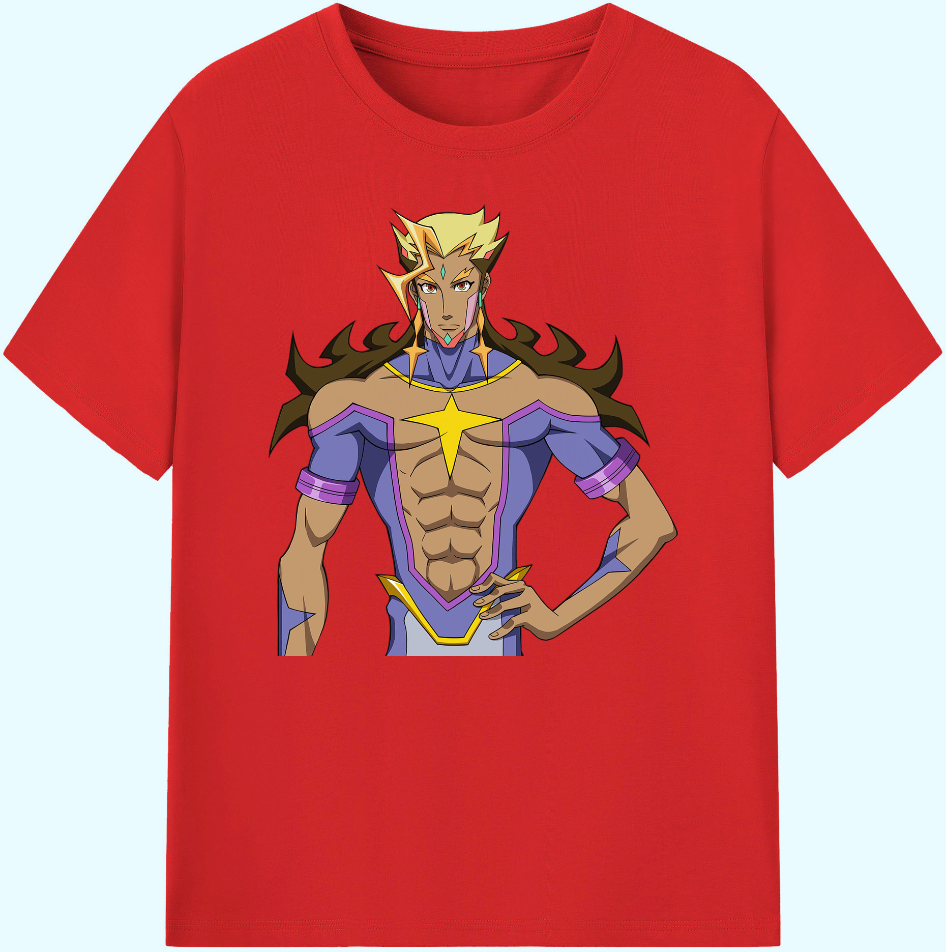 （画像用） 遊☆戯☆王 Yu-Gi-Oh! 綿100％ メンズ半袖Tシャツ｜肌触りやわらか＆通気性