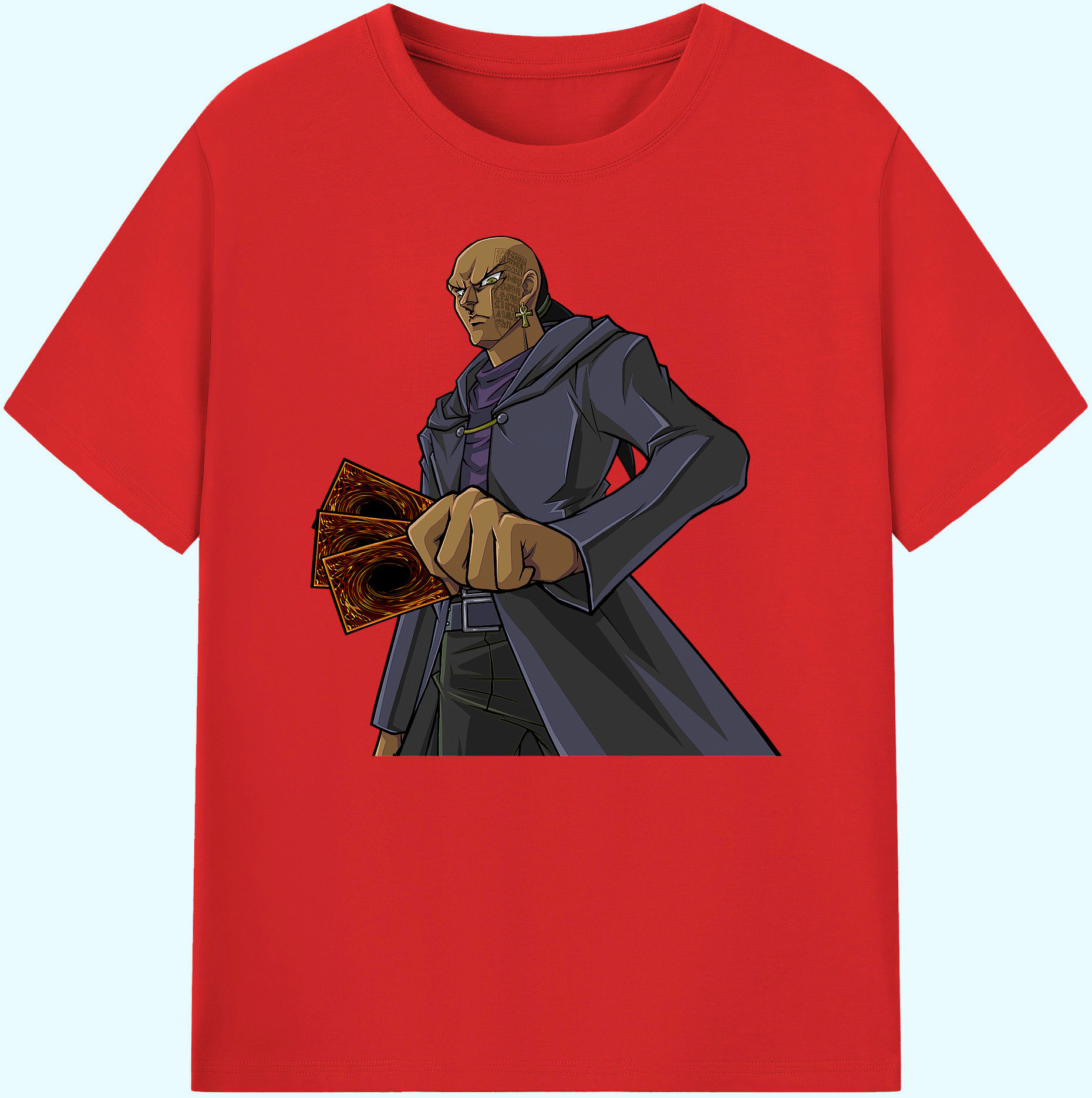 （画像用） 遊☆戯☆王 Yu-Gi-Oh! 綿100％ メンズ半袖Tシャツ｜肌触りやわらか＆通気性