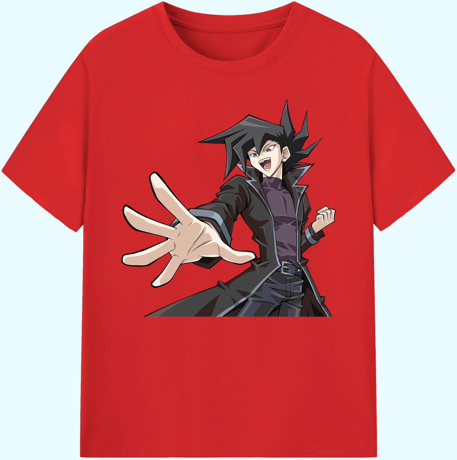 （画像用） 遊☆戯☆王 Yu-Gi-Oh! 綿100％ メンズ半袖Tシャツ｜肌触りやわらか＆通気性