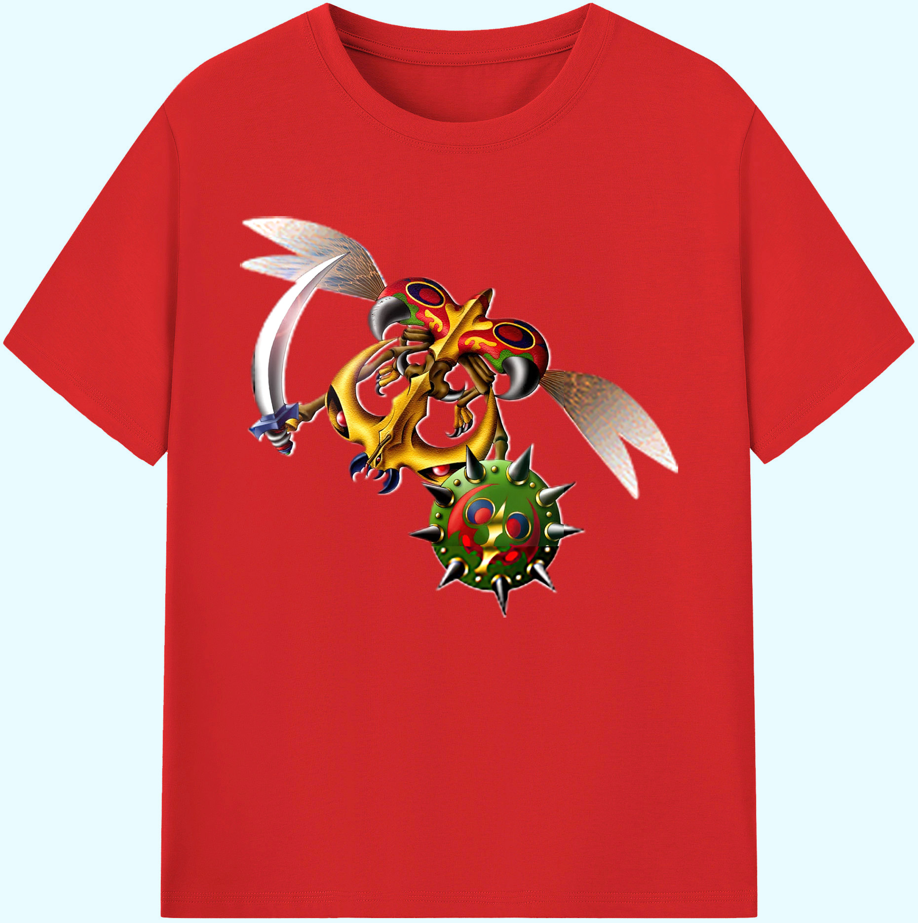 （画像用） 遊☆戯☆王 Yu-Gi-Oh! 綿100％ メンズ半袖Tシャツ｜肌触りやわらか＆通気性