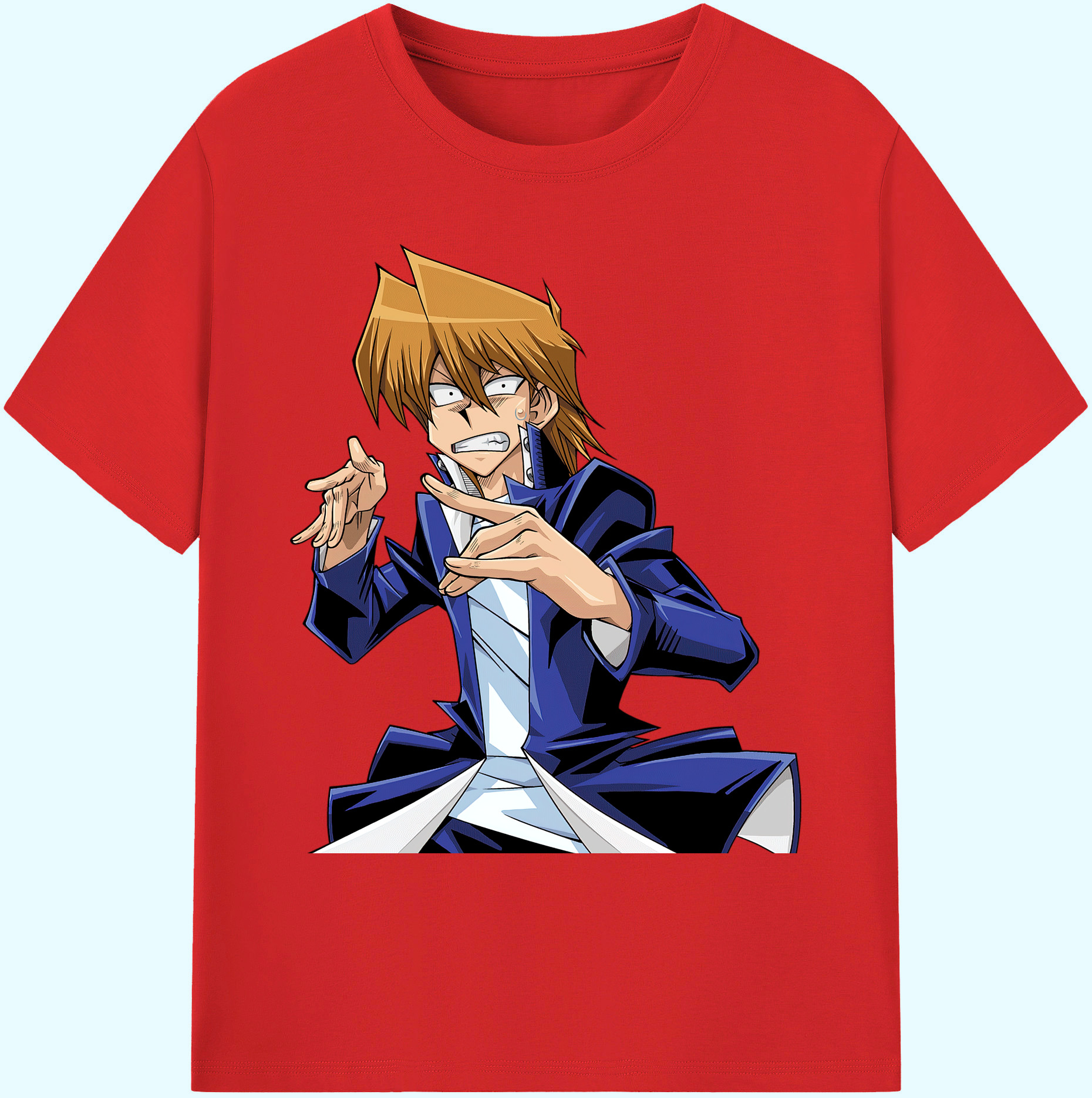 （画像用） 遊☆戯☆王 Yu-Gi-Oh! 綿100％ メンズ半袖Tシャツ｜肌触りやわらか＆通気性
