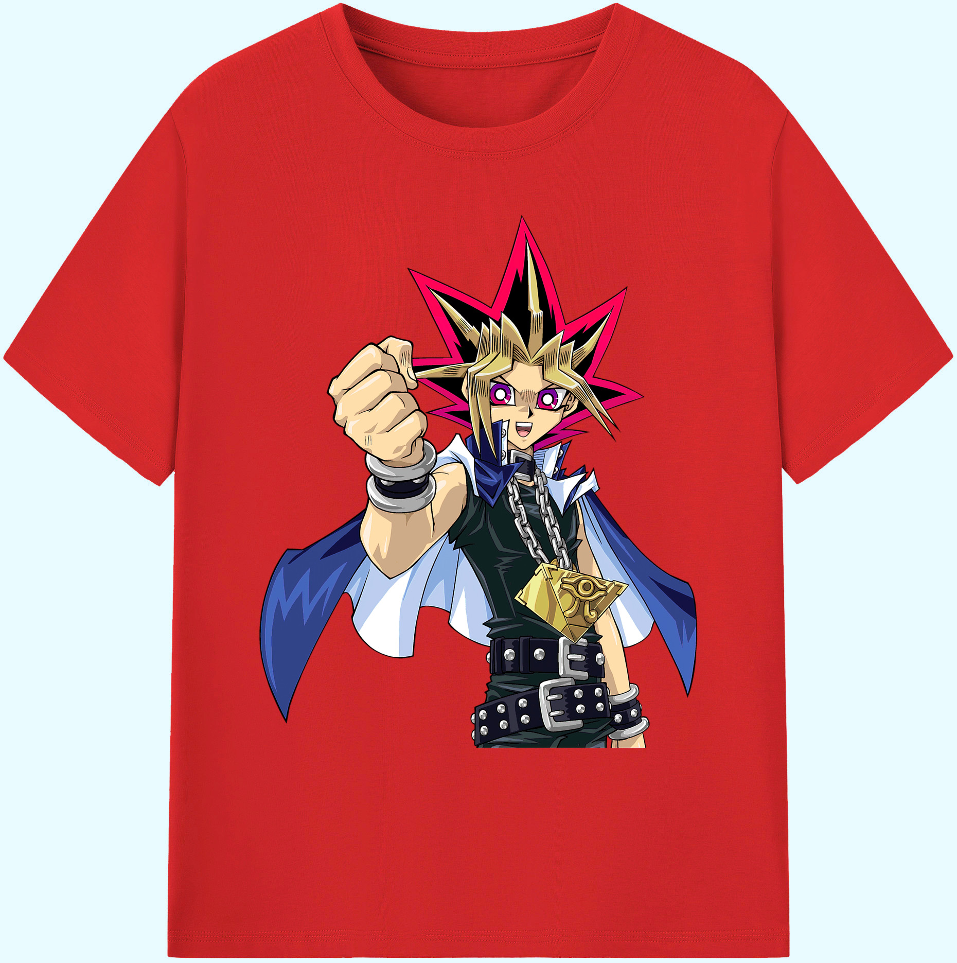 （画像用） 遊☆戯☆王 Yu-Gi-Oh! 綿100％ メンズ半袖Tシャツ｜肌触りやわらか＆通気性