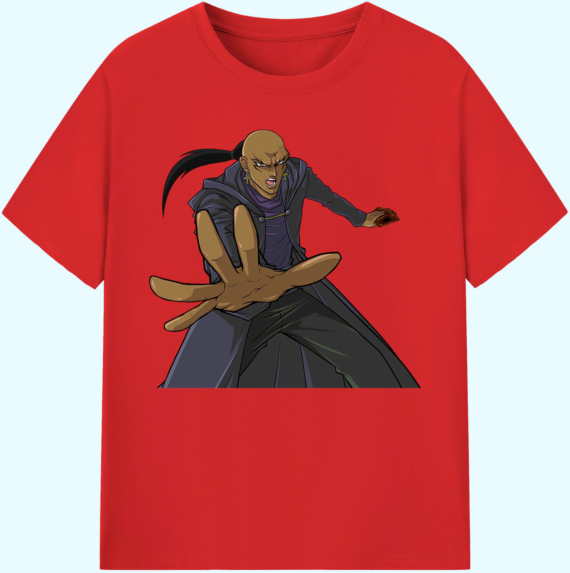 （画像用） 遊☆戯☆王 Yu-Gi-Oh! 綿100％ メンズ半袖Tシャツ｜肌触りやわらか＆通気性