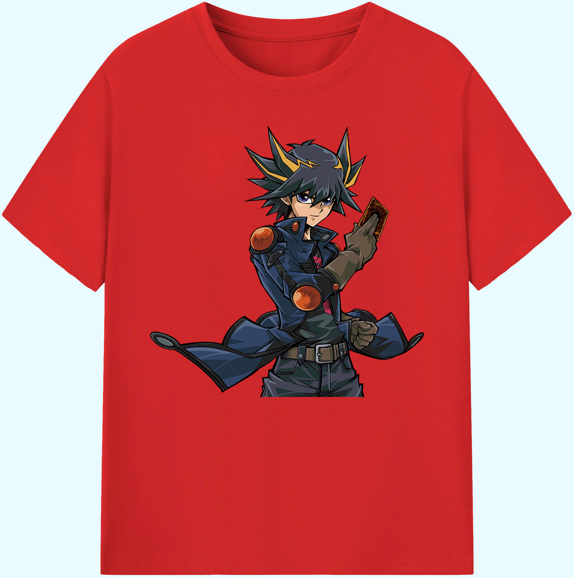 （画像用） 遊☆戯☆王 Yu-Gi-Oh! 綿100％ メンズ半袖Tシャツ｜肌触りやわらか＆通気性