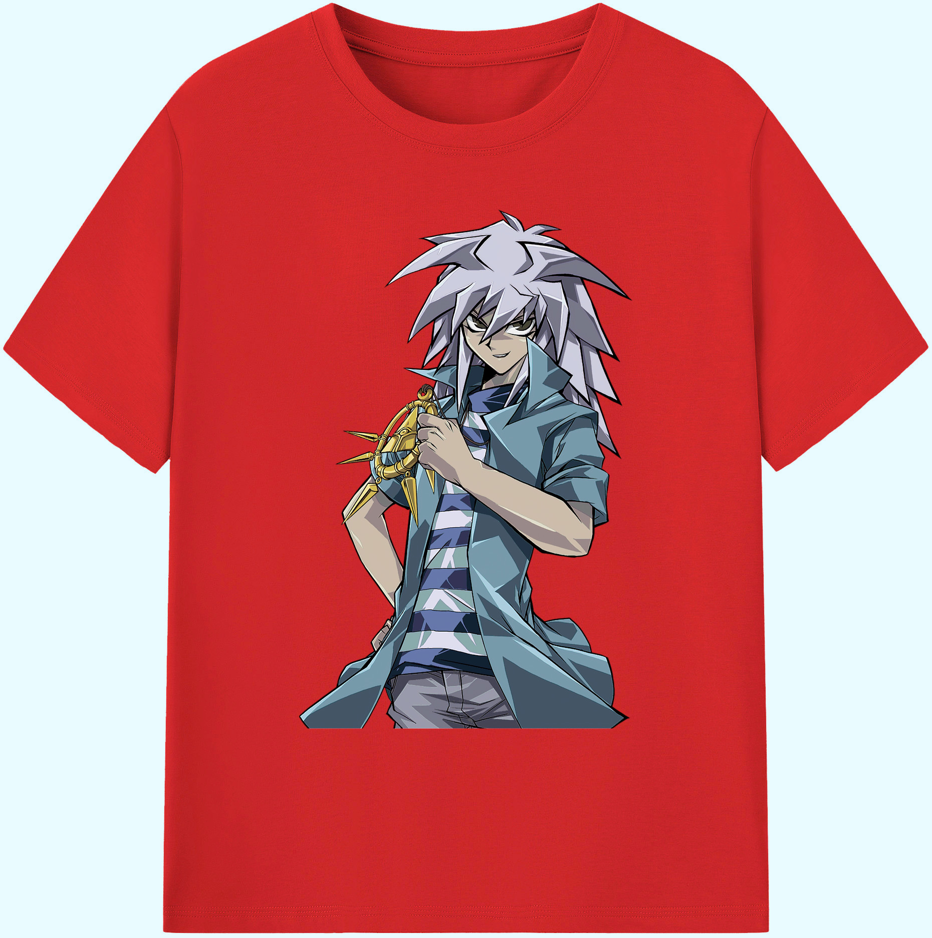 （画像用） 遊☆戯☆王 Yu-Gi-Oh! 綿100％ メンズ半袖Tシャツ｜肌触りやわらか＆通気性