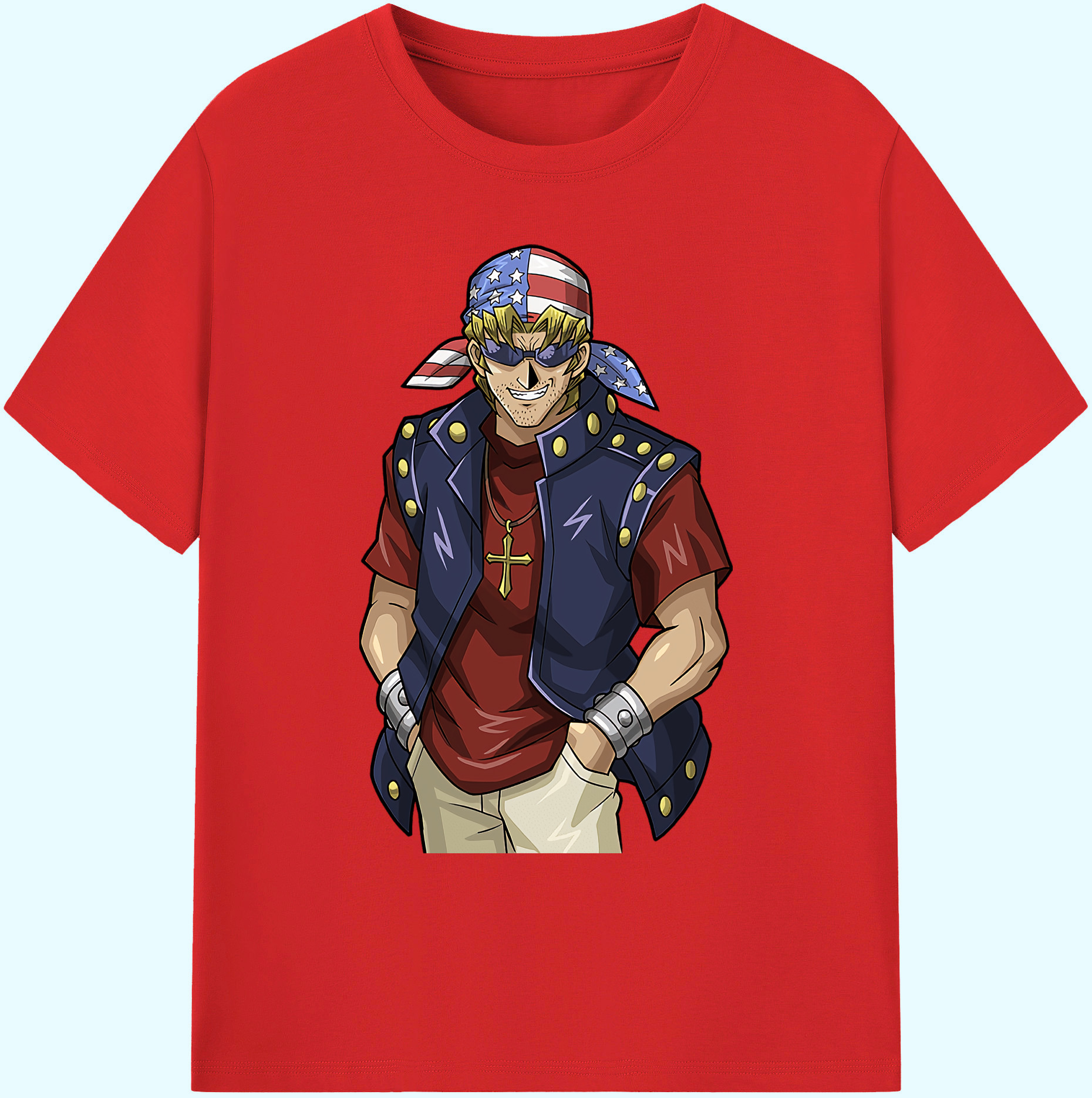 （画像用） 遊☆戯☆王 Yu-Gi-Oh! 綿100％ メンズ半袖Tシャツ｜肌触りやわらか＆通気性