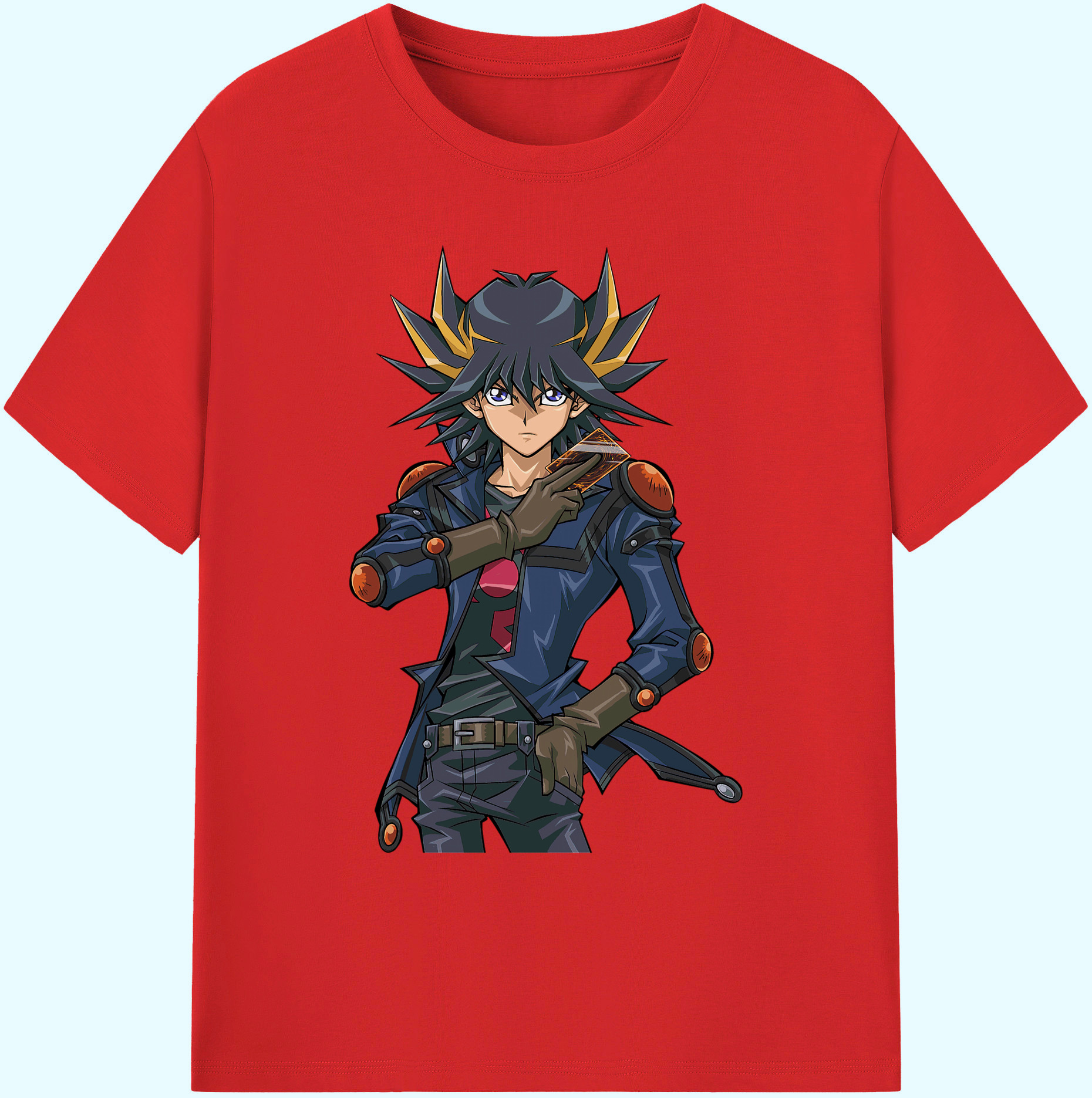 （画像用） 遊☆戯☆王 Yu-Gi-Oh! 綿100％ メンズ半袖Tシャツ｜肌触りやわらか＆通気性